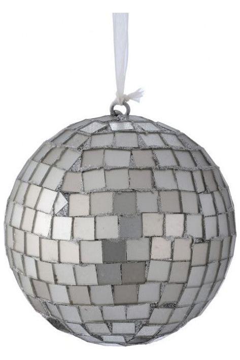 4&#x22; Mosiac Mirror Ball Ornament