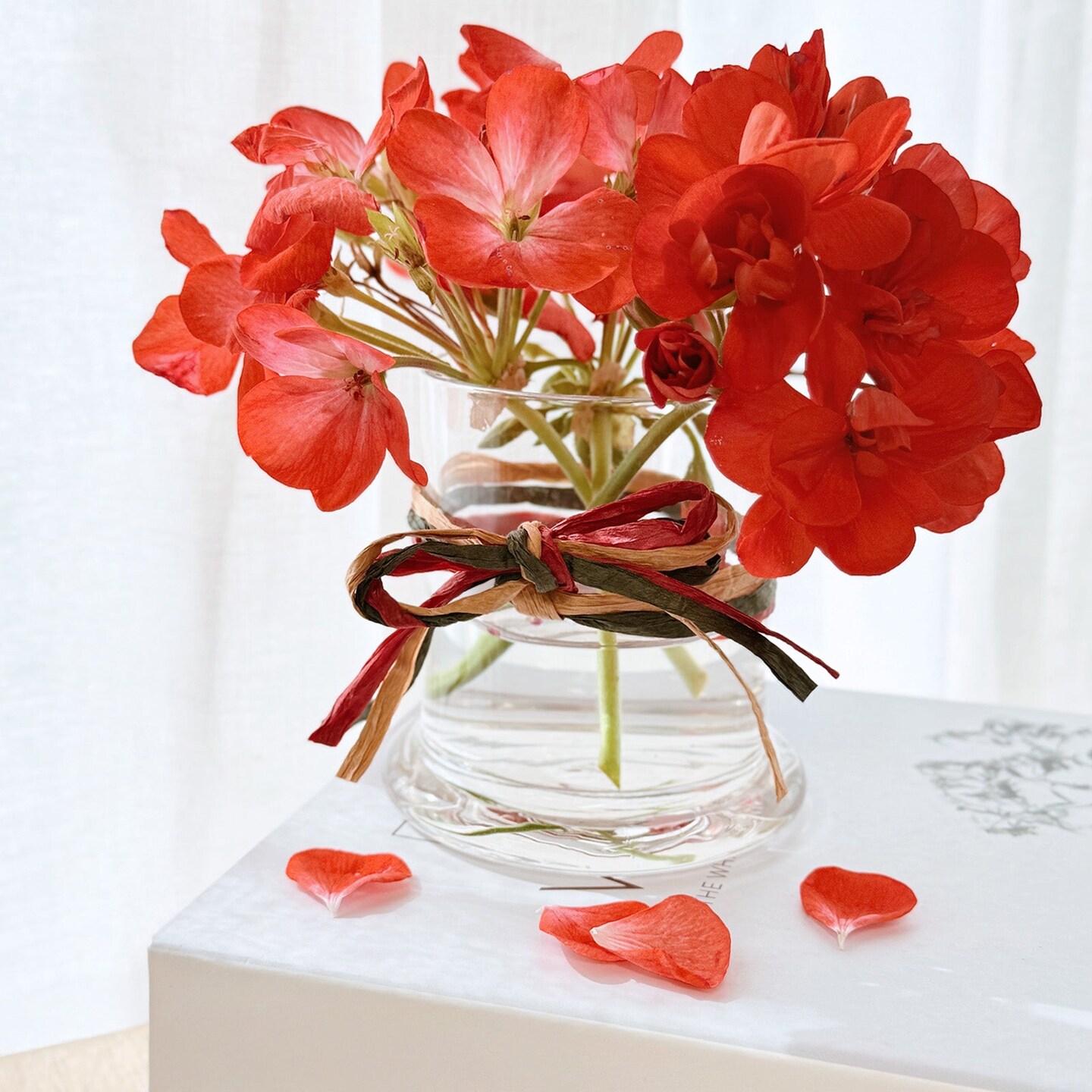 Wrapables Christmas Raffia Ribbons 492 Feet Total, Paper Twine for Gift Wrapping, DIY Crafts, Decorations (Set of 3)