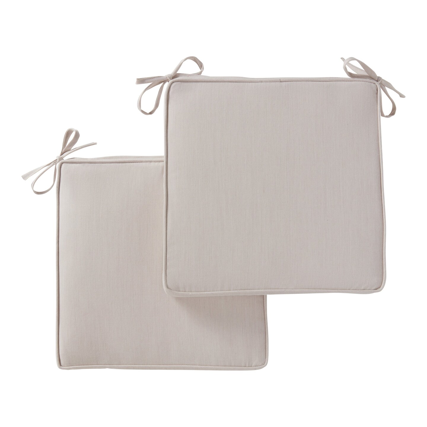 Sunbrella 17 in. Square Outdoor Dining Chair Pad (2-Pack)