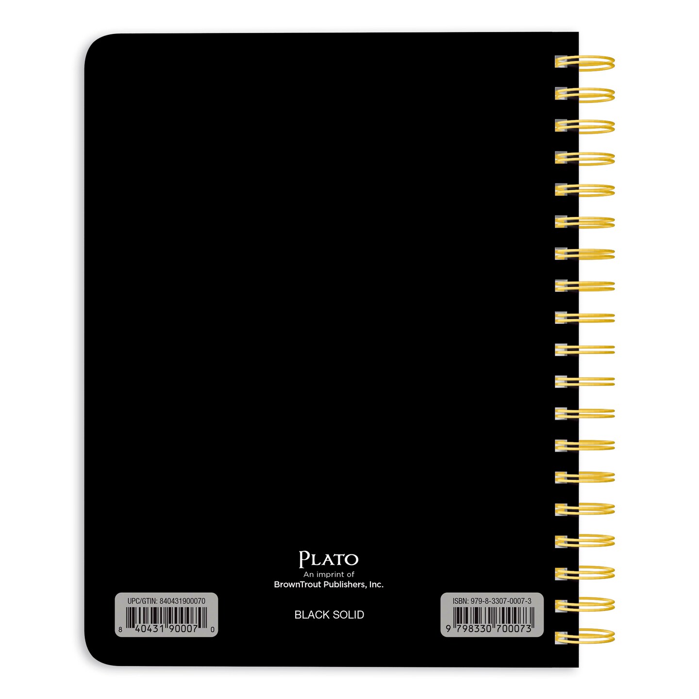 Black Solid | 2026 6 x 7.75 Inch 18 Months Weekly Desk Planner | Foil Stamped Cover | July 2025 - December 2026