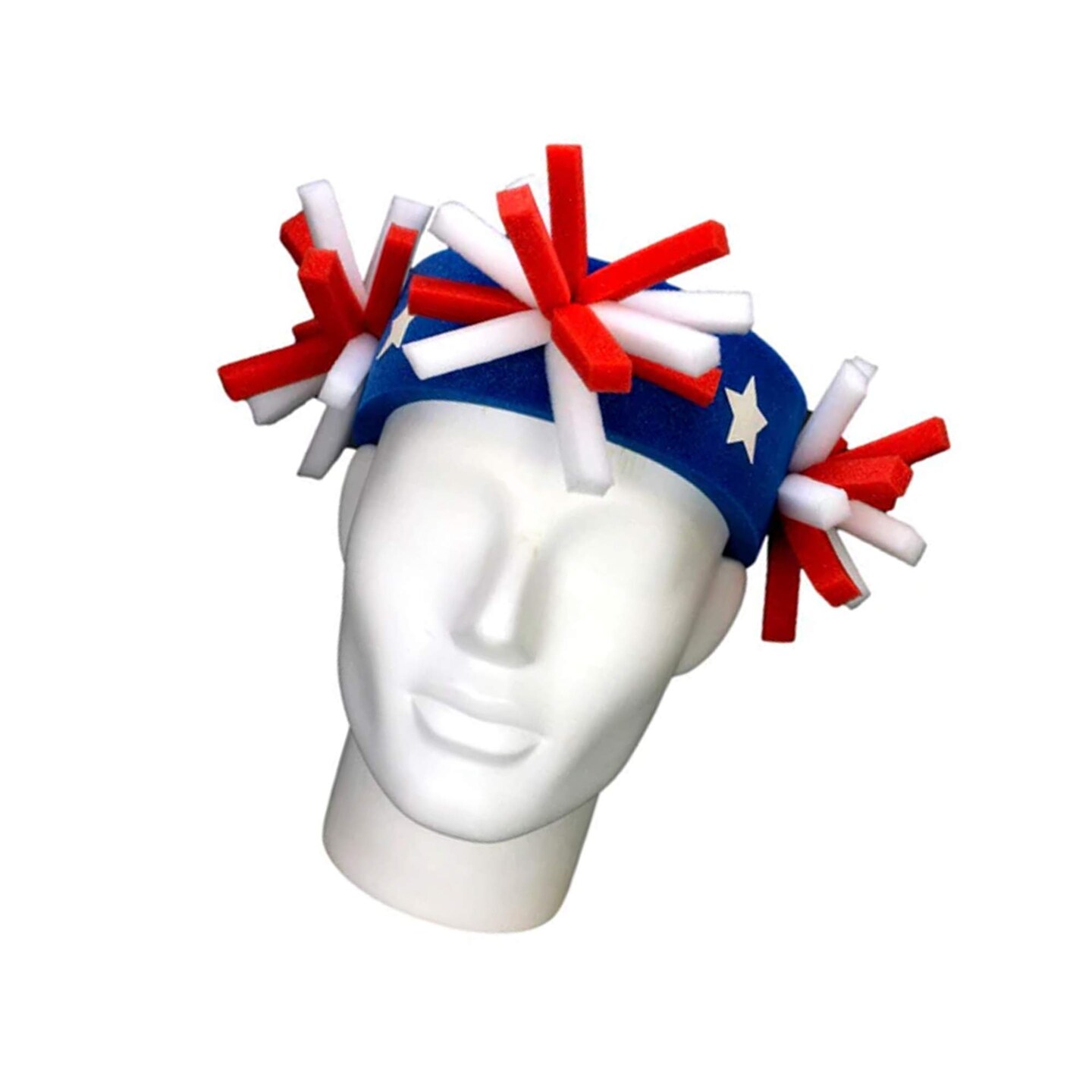 USA Pompoms Headband Fun &#x26; Patriotic Party Accessory