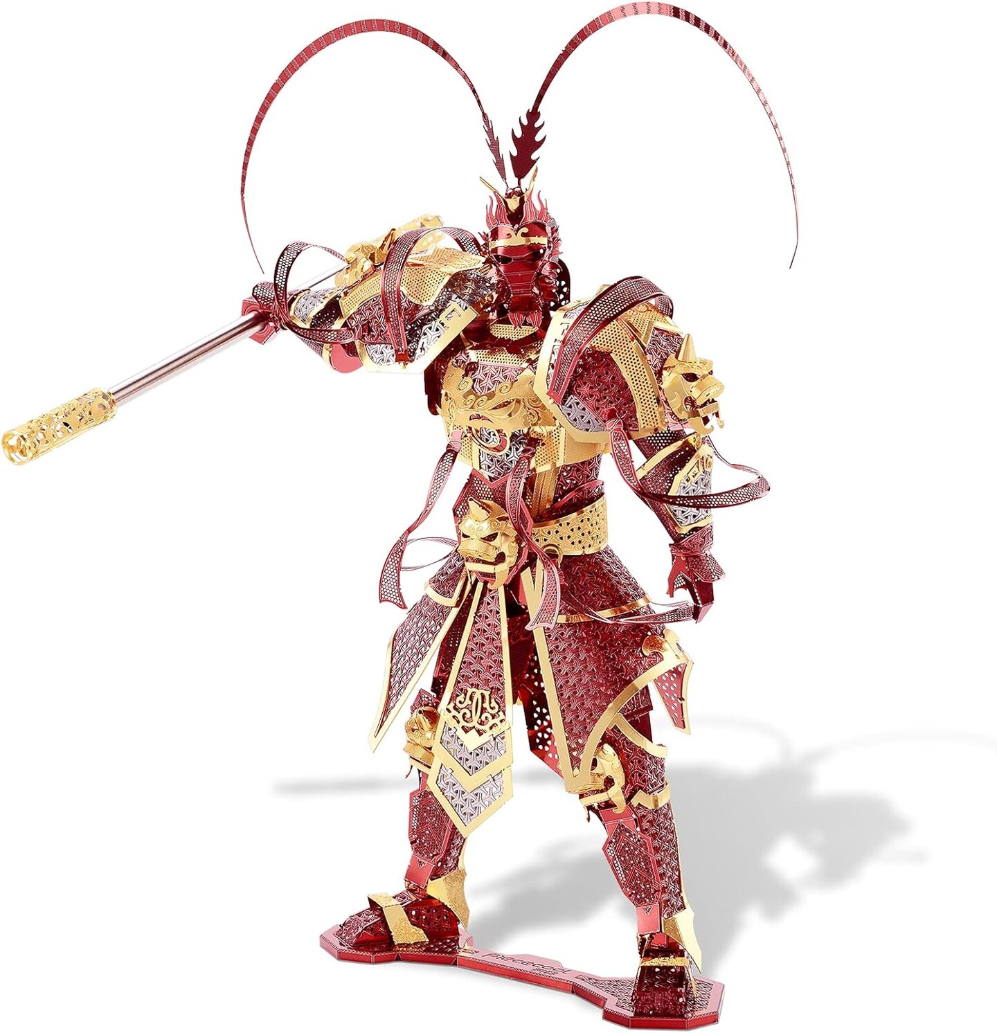 Piececool 3D Metal Puzzles Wukong Figure Model Kits, The Monkey King Models Building Kit for Kids, Brain Teaser DIY 3D Metal Model Kits for Kids Students, 166 Pcs