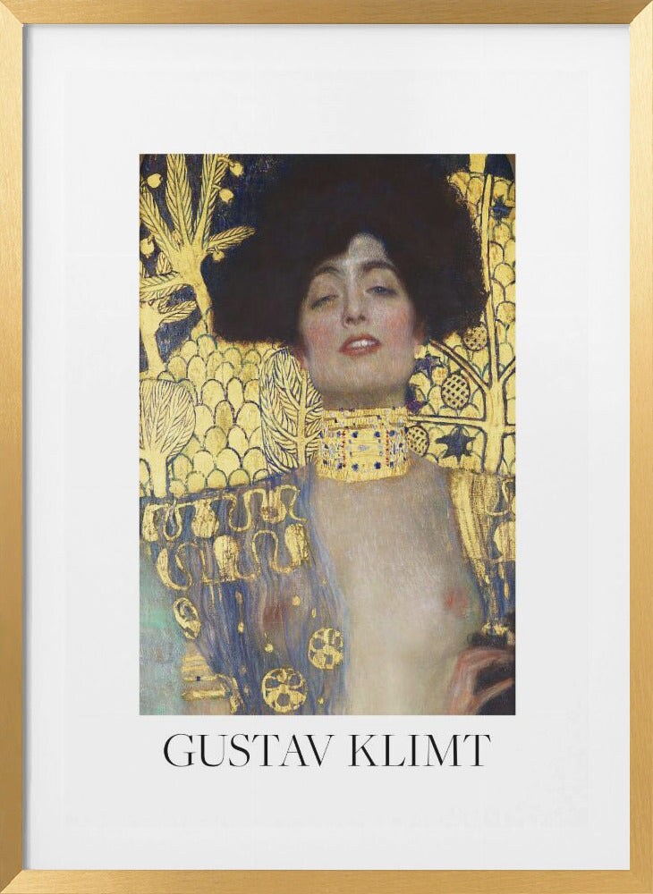 Judith and the Head of Holofernes (1901) Poster by Gustav Klimt Framed Art