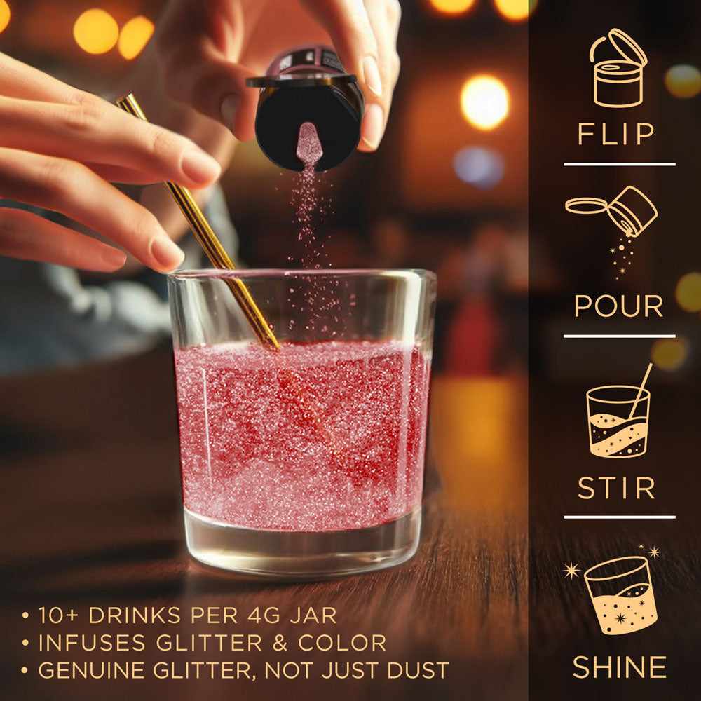 Maroon Red Edible Glitter Spray Pump | Brew Glitter&#xAE;