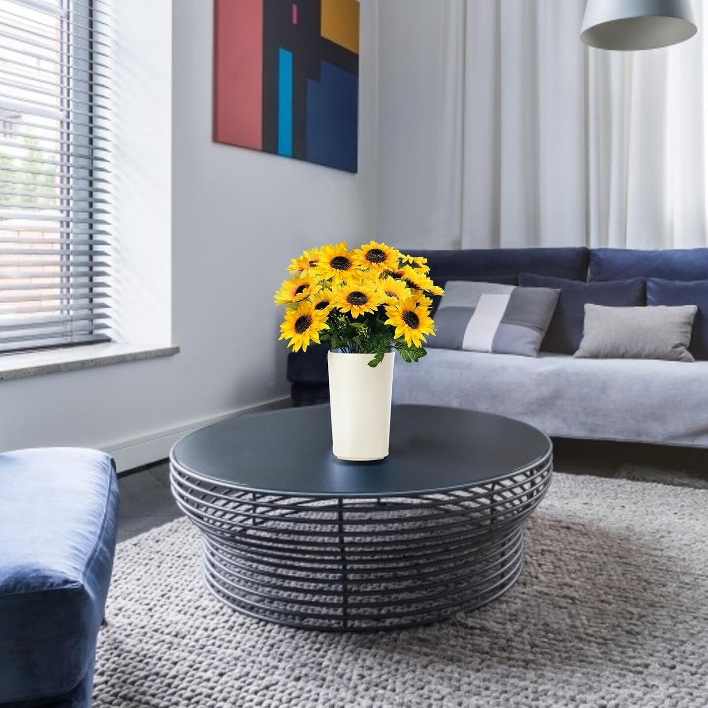 28Pcs Sunflowers Artificial Flowers Bulk Summer Decor Centerpiece