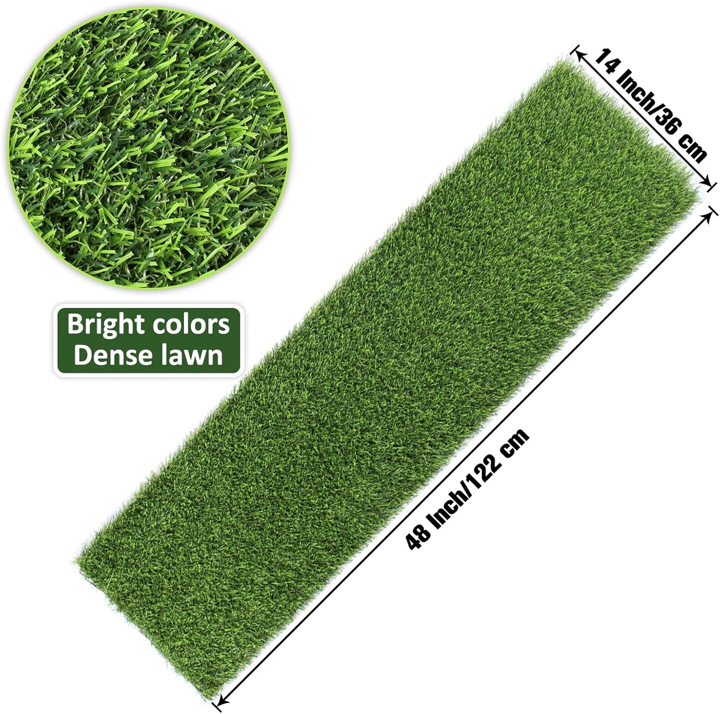 Artificial Grass Table Runner 14 x 48 Inch Washable Synthetic Grass Table Runner Durable Trimmable Grass Rug Roll Tabletop Decorations Faux Grass Table Runner for Tea Party Decorations Wedding