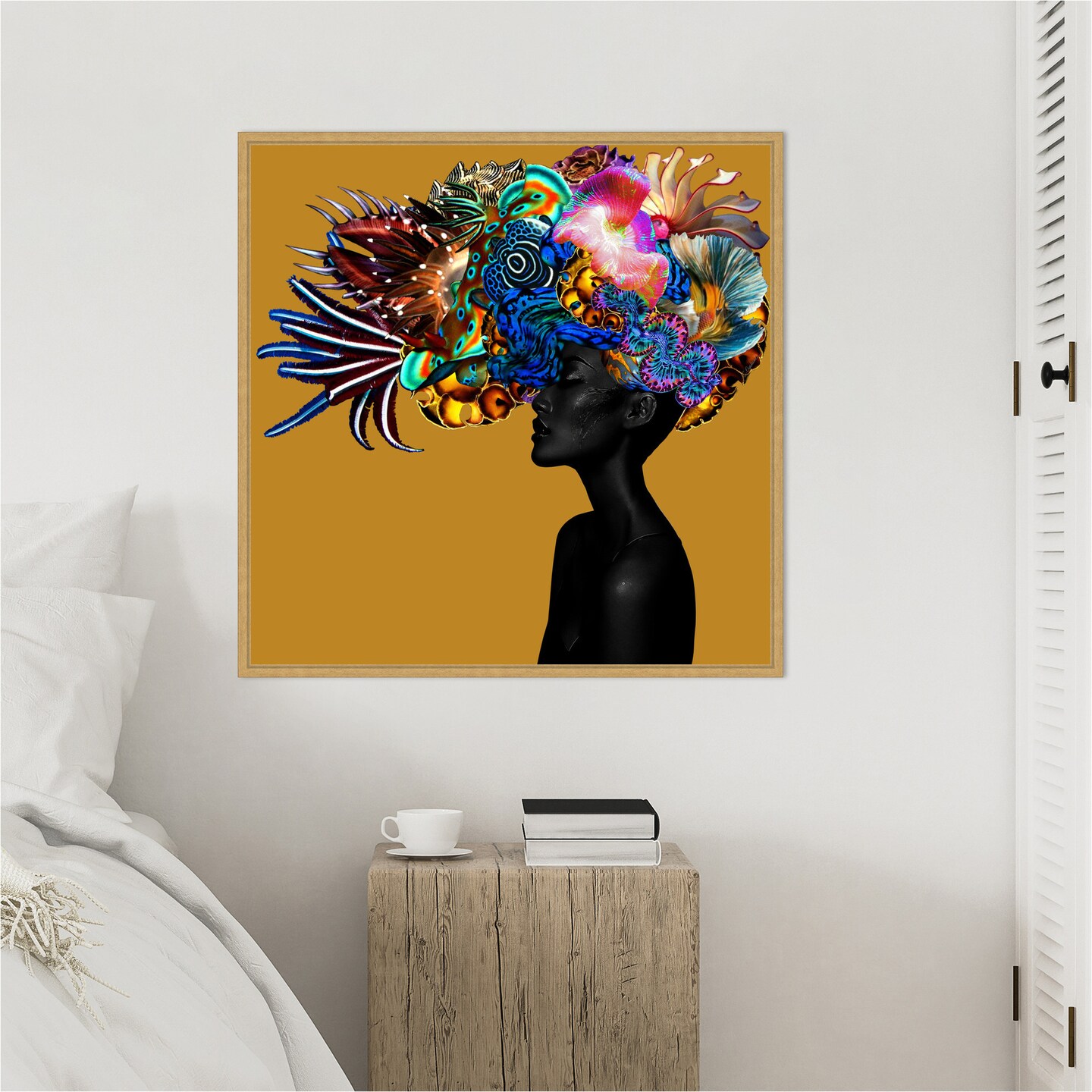 Crowning Glory II by Lolita Lorenzo Framed Canvas Wall Art