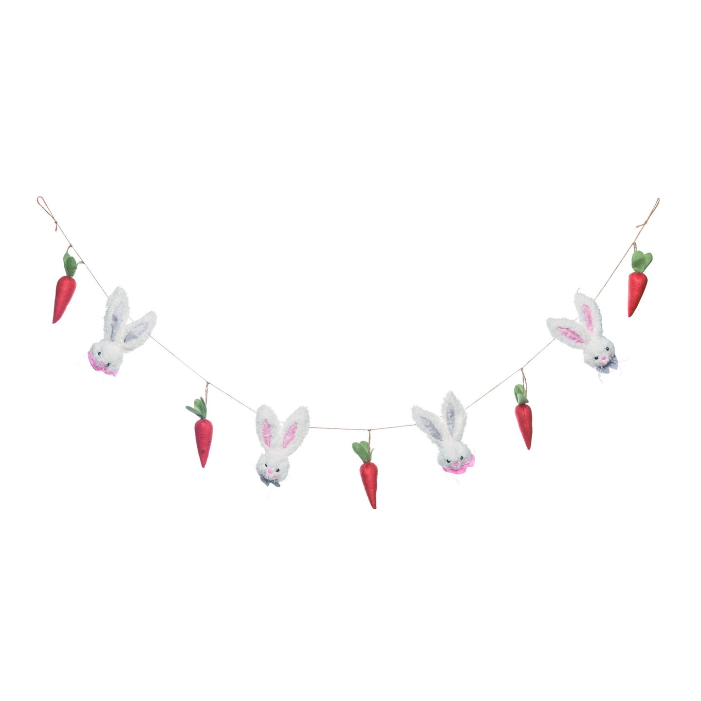 Transpac Polyester 72 in. Multicolor Easter Plush Garland