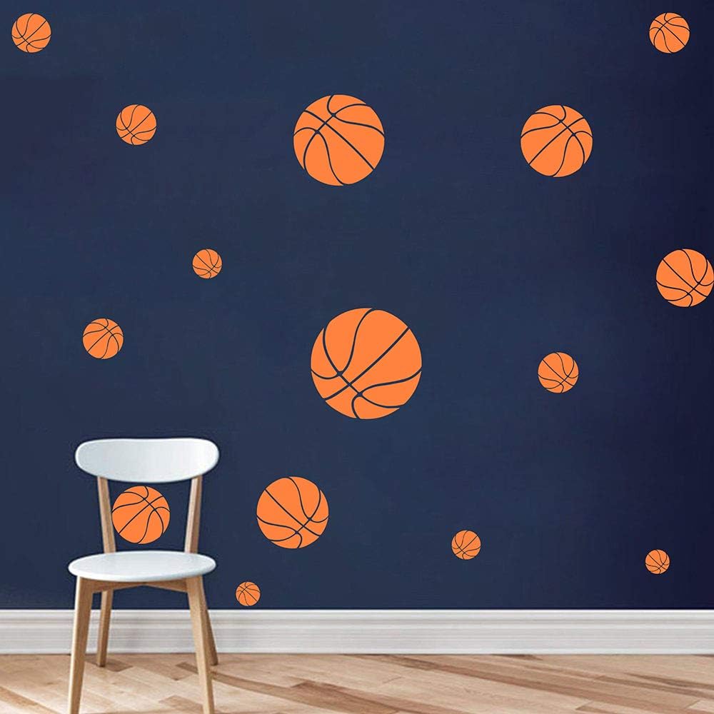 Basketball Decals Basketball Sports Wall Sticker Boys Room Wall Decor Boys Room Basketball Wall