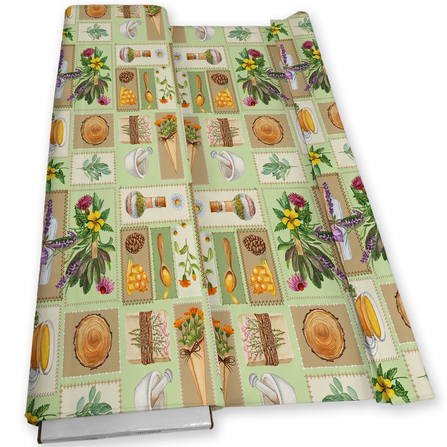 DAVID TEXTILES APOTHECARY COTTON 8 YD BOLT