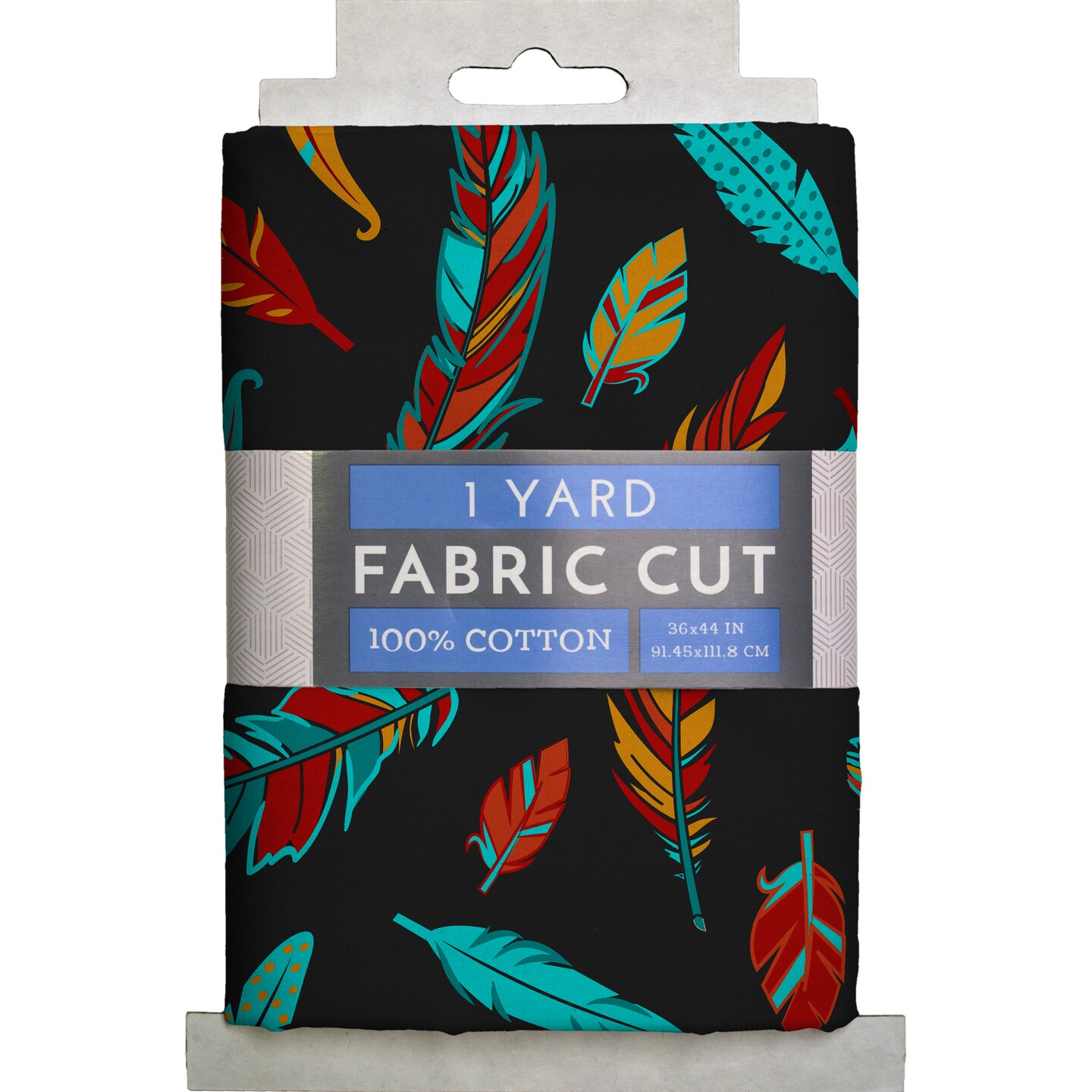 DAVID TEXTILES WHIMSY FEATHERS COTTON 1 YD CUT