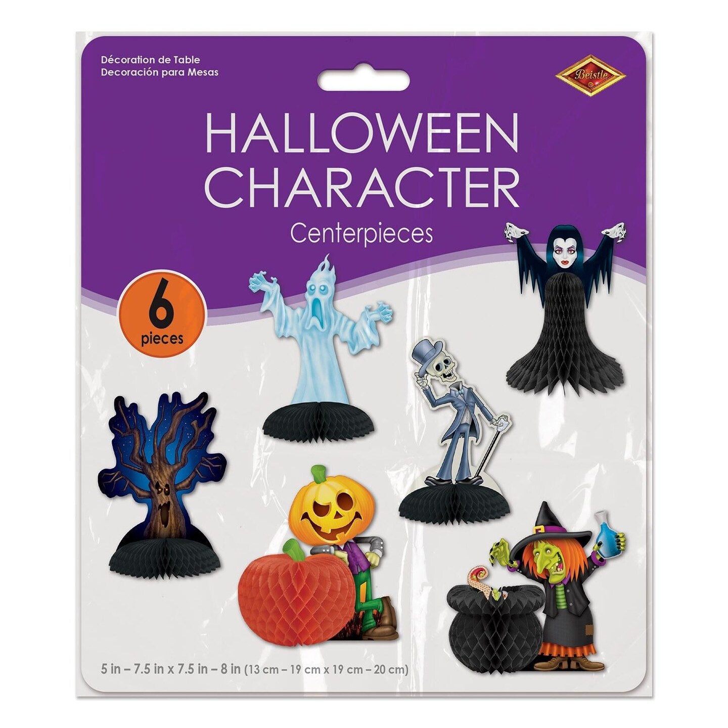 72 Pack Beistle Halloween Character Centerpieces