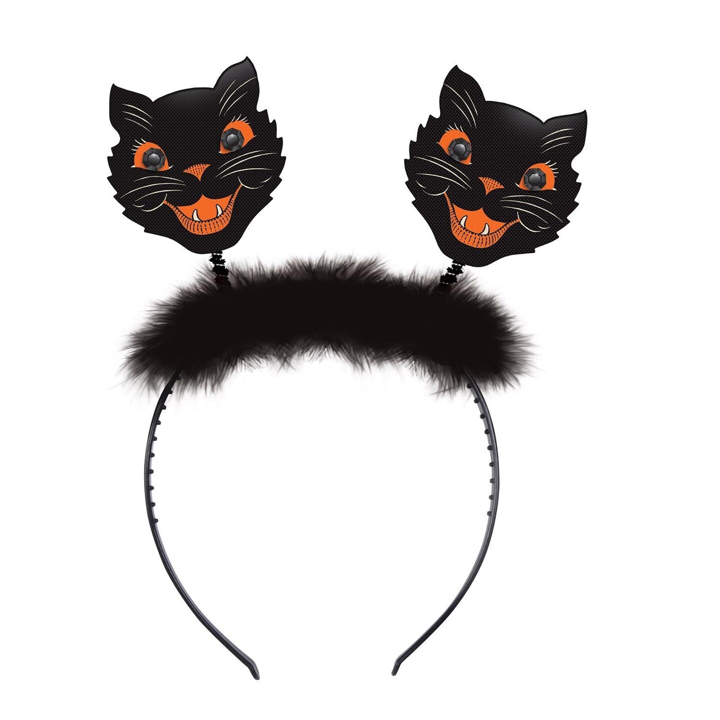 12 Pack Beistle Vintage Halloween Cat Boppers