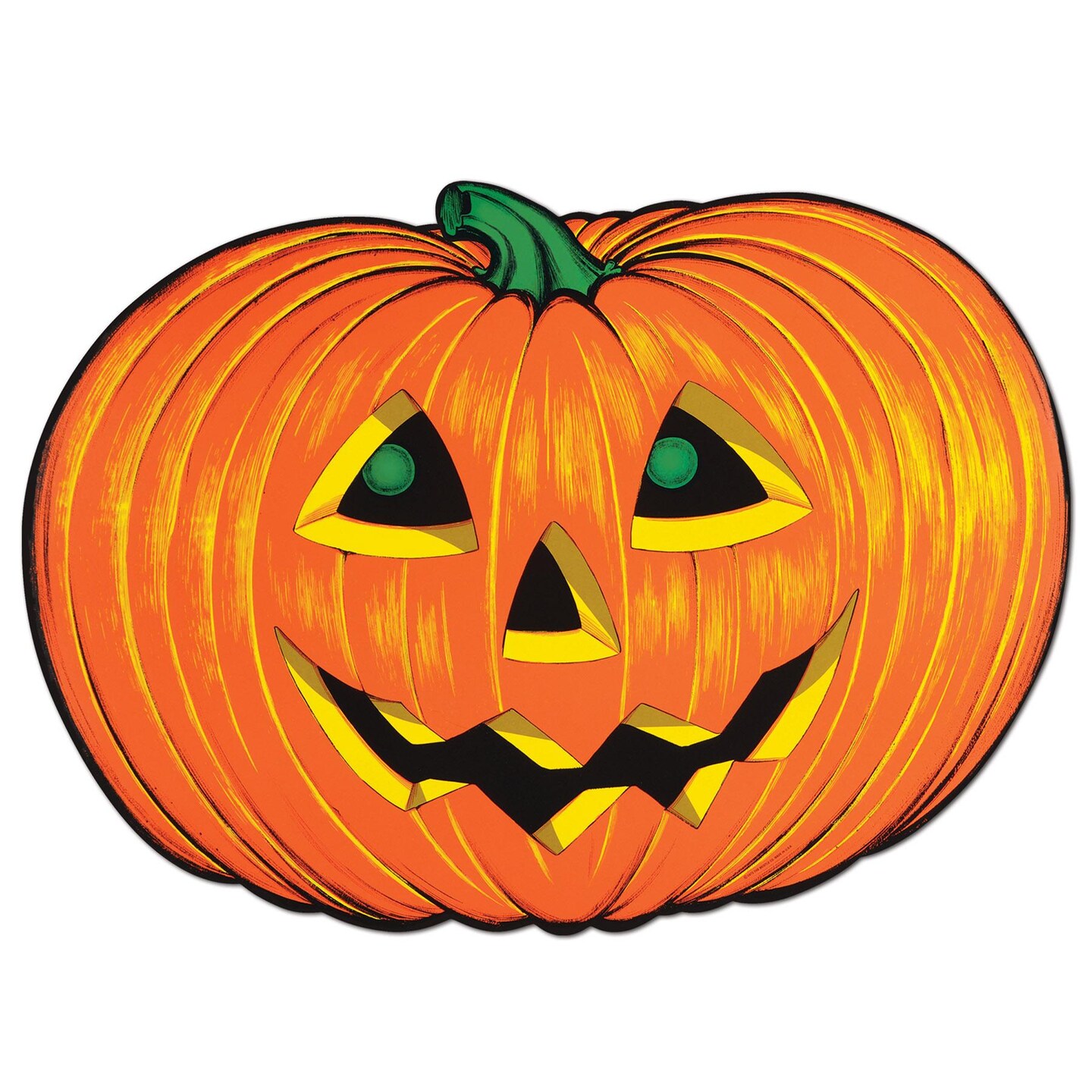 12 Pack Beistle Halloween Party Jack-O-Lantern Faces