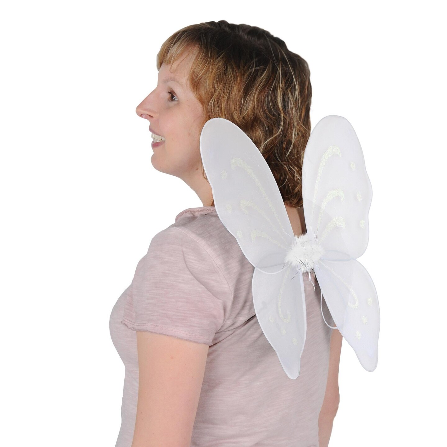 12 Pack Beistle Halloween Nylon Fairy Wings - white