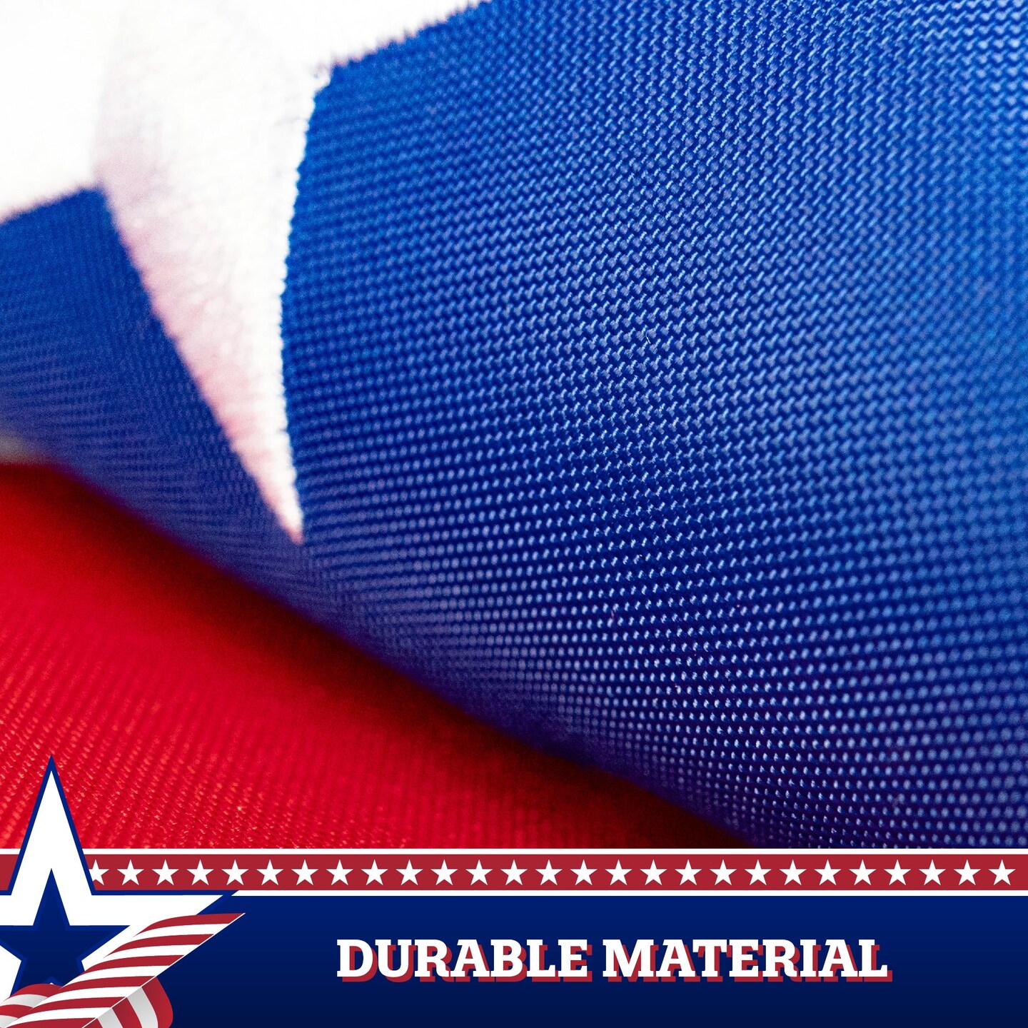 G128 3-Pack: American USA Pull Down Bunting Flag | 1.67x8 Ft | Embroidered Polyester