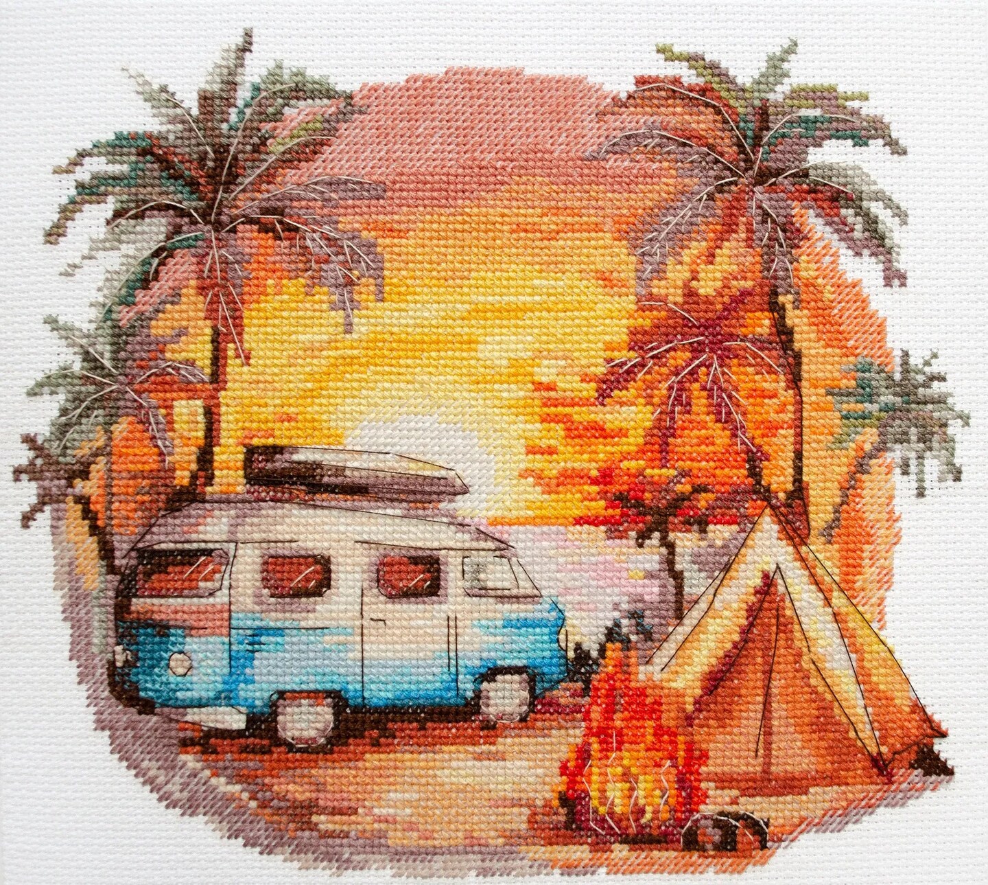 Cross-stitch kit - Beach adventures