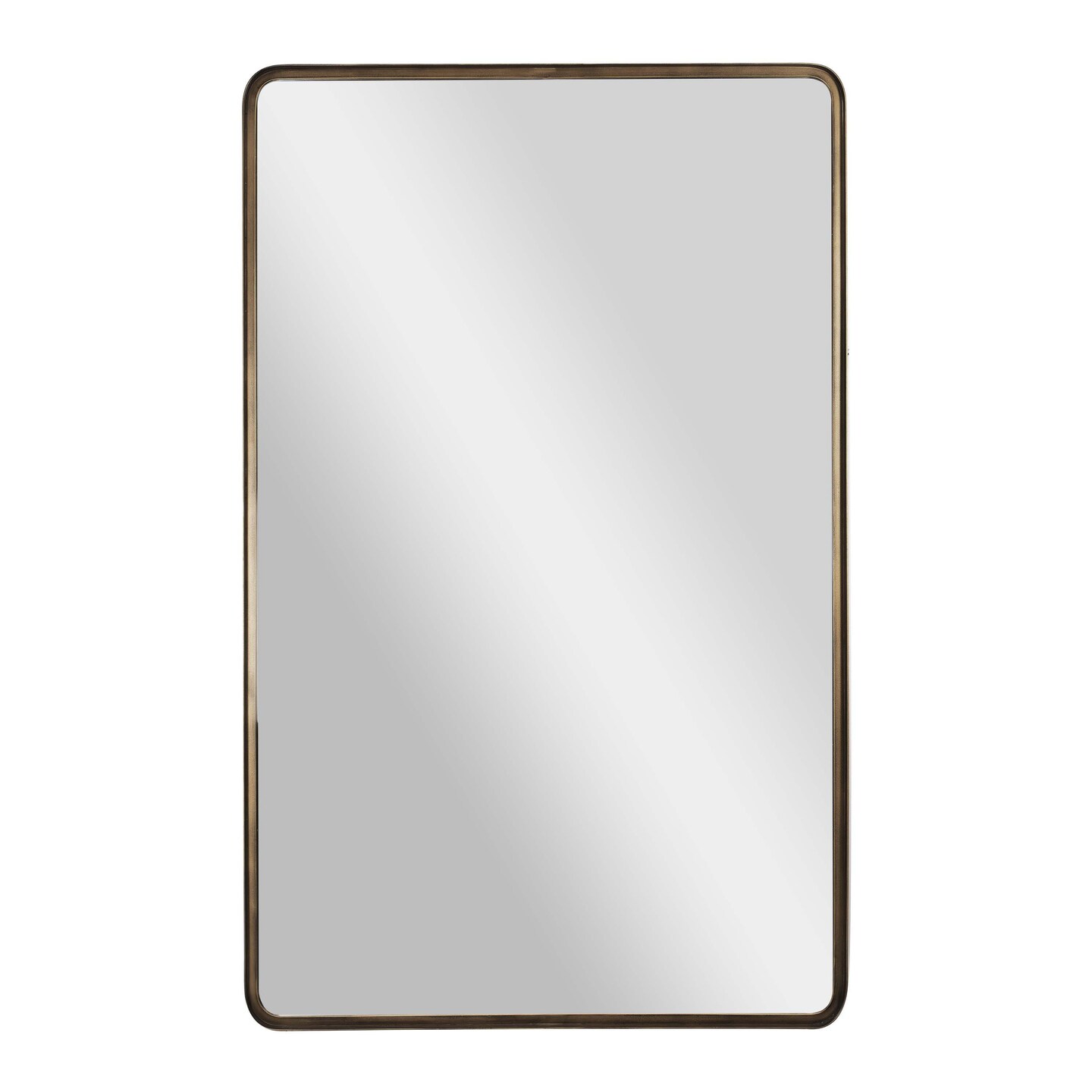 Emma and Oliver Afsin Wall Mirror with Silver Backed Glass for Clarity for Entryways, Bathrooms & More