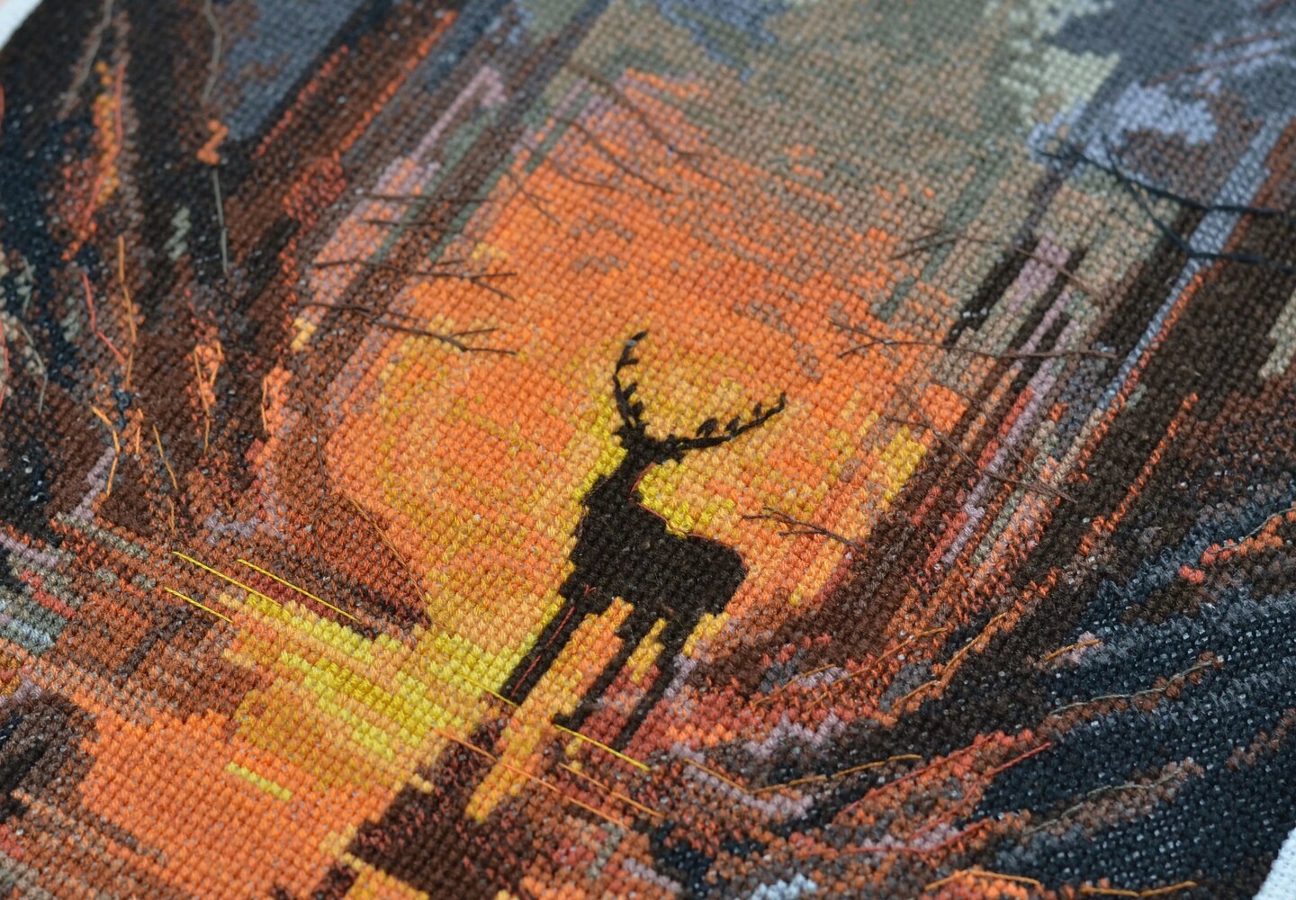 Cross-stitch kit - Forest guard