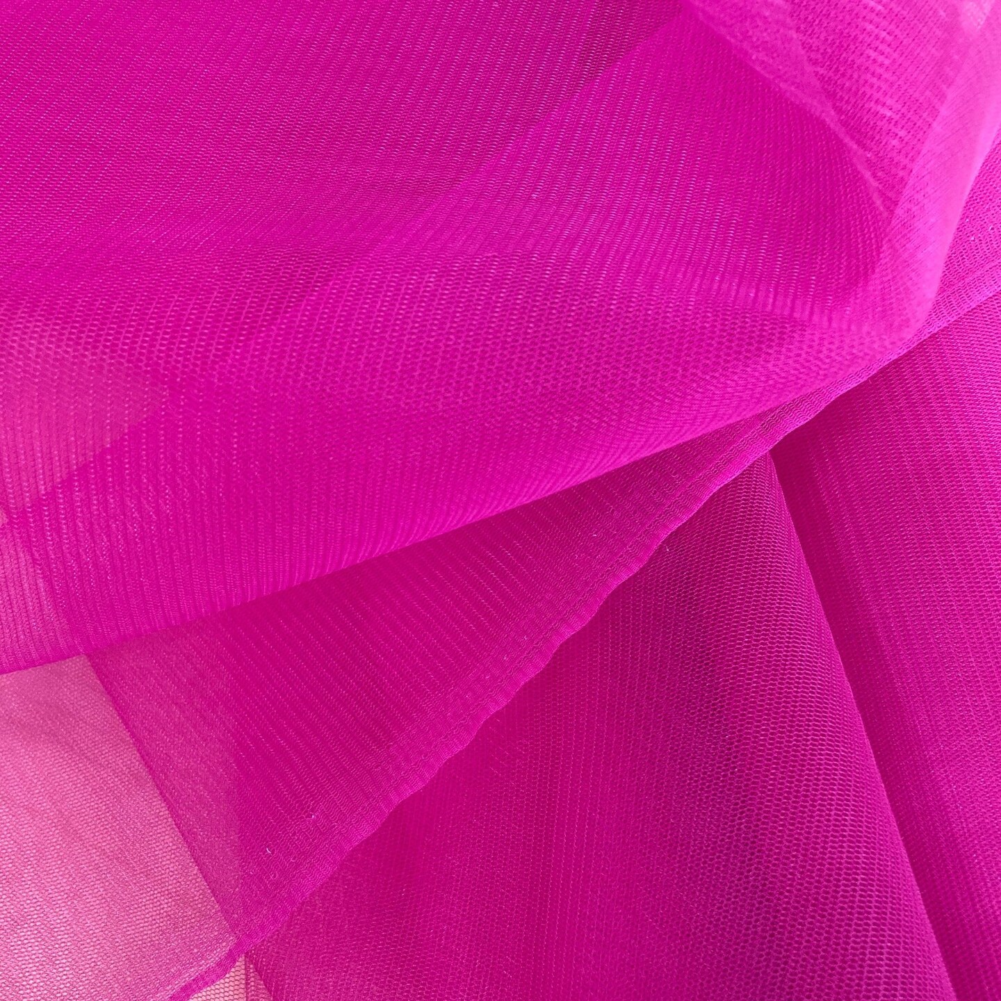 1 Yard 2-Way Stretch Nylon Net Mesh Fabric, 60" Width Lightweight Sheer Mesh for Gowns, Dancewear & Costumes
