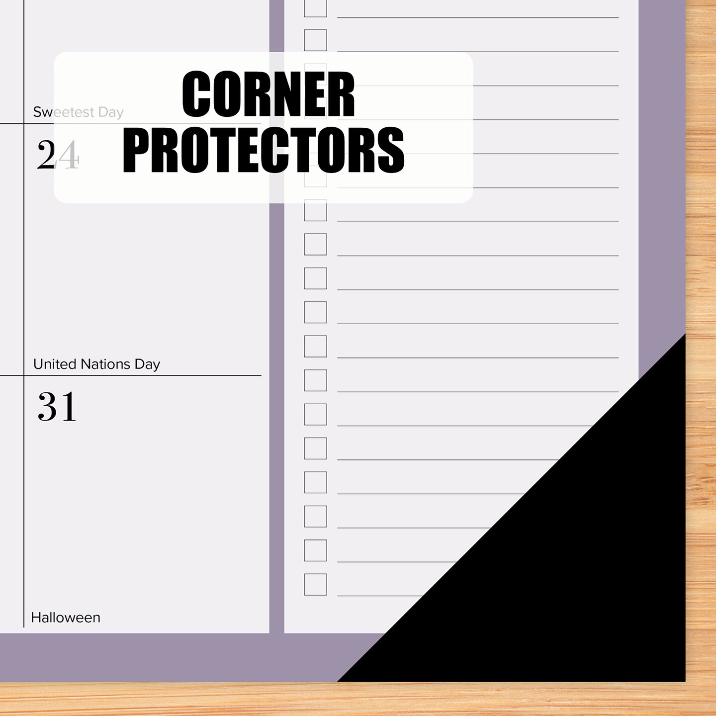 Modern Academic Year July 2026 - June 2027 22" x 17" Large Monthly Deskpad Calendar