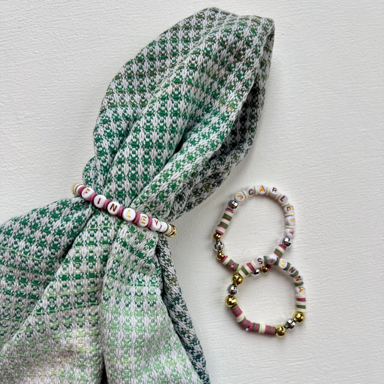 Kids Club: Personalized Beaded Napkin Rings