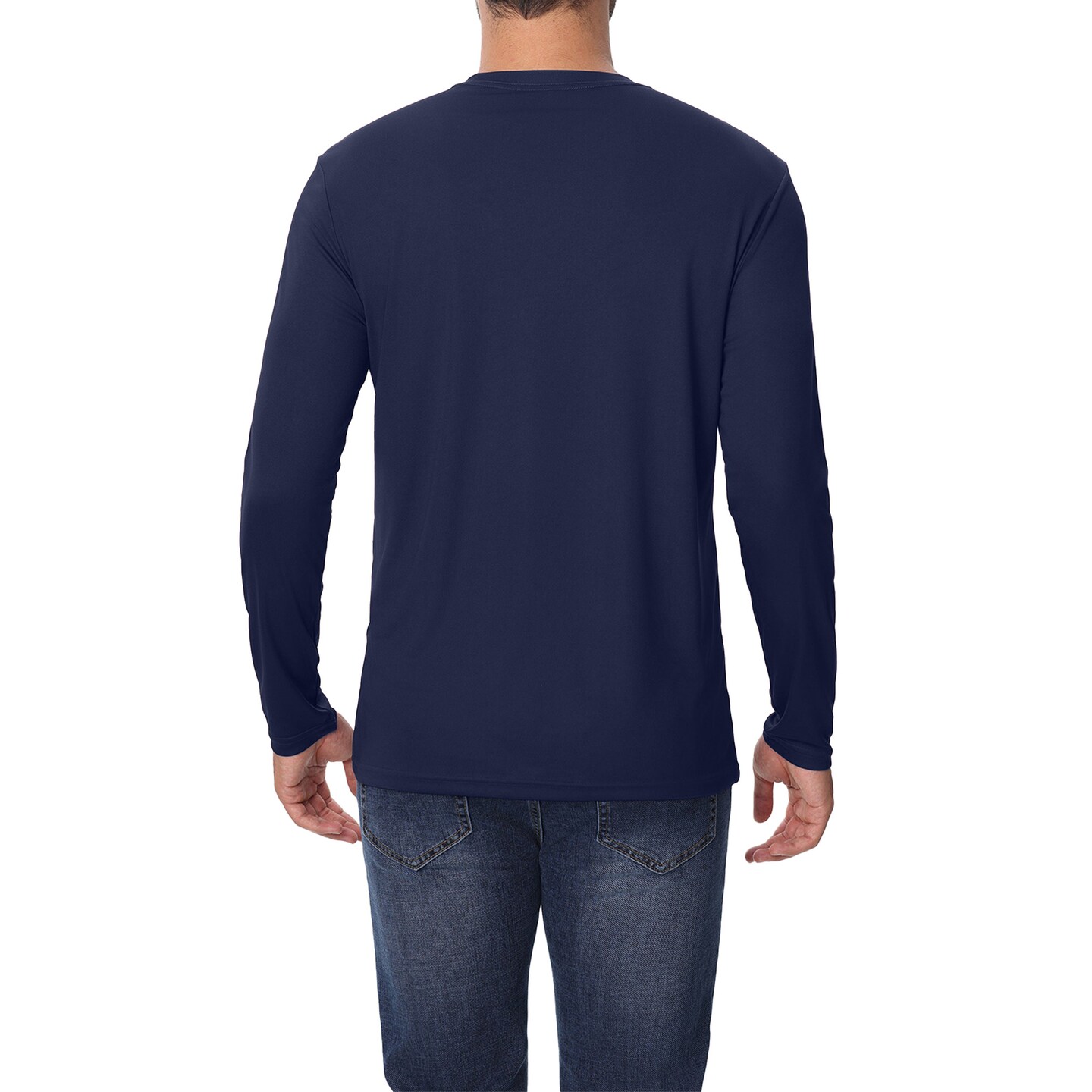 Zfeel ZF912 Long Sleeve Shirt for Painting & DIY Projects – Navy, 3-Pack