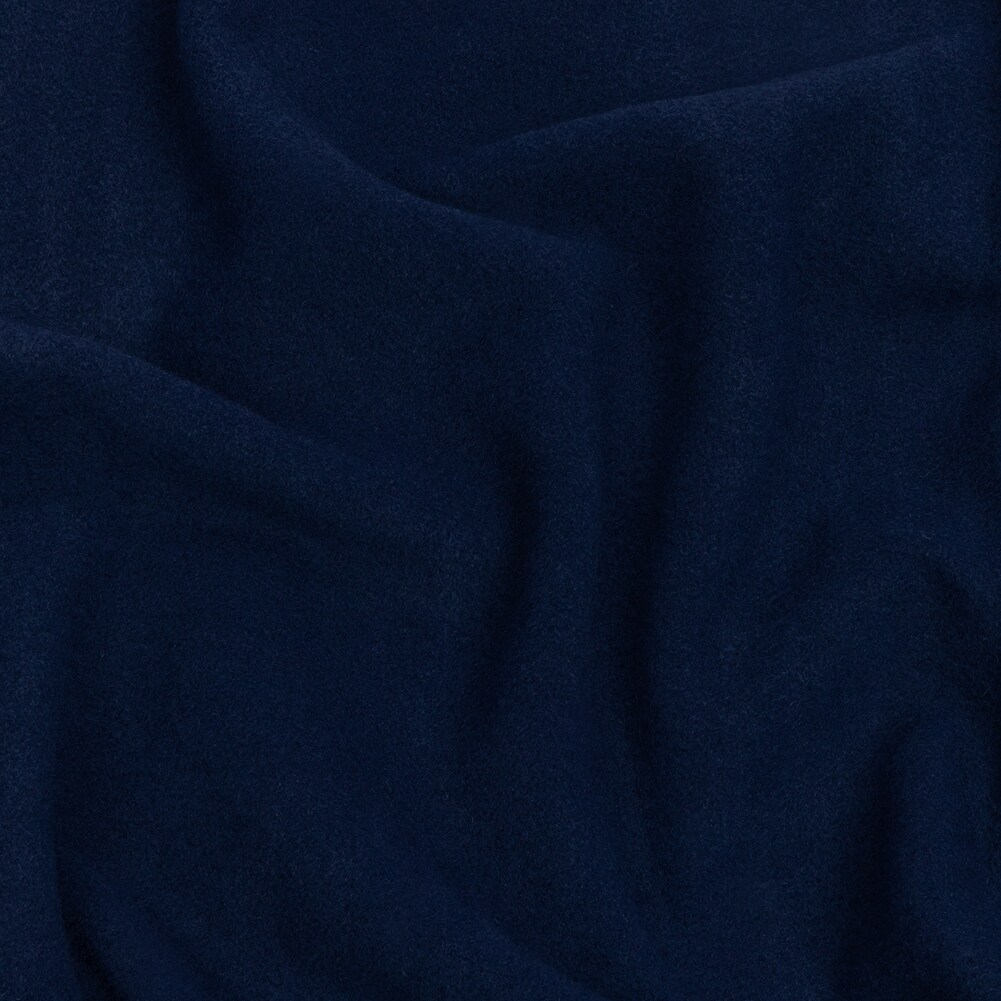 1 Yard Wool and Cashmere Coating Made in Italy - Navy - Alberini Collection 60’’ Width