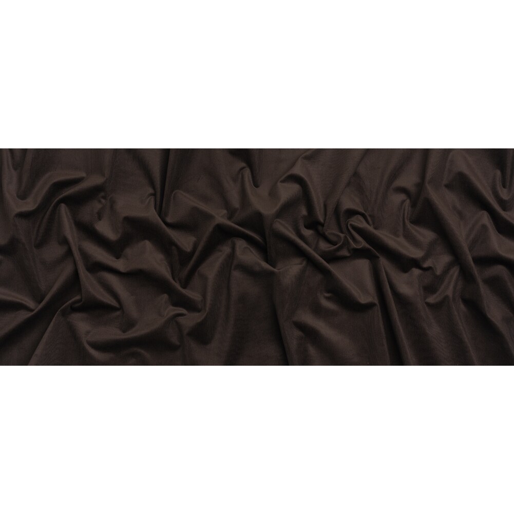 1 Yard Brown Torte Coolmax Poly Cotton Corduroy Moisture Wicking Fabric