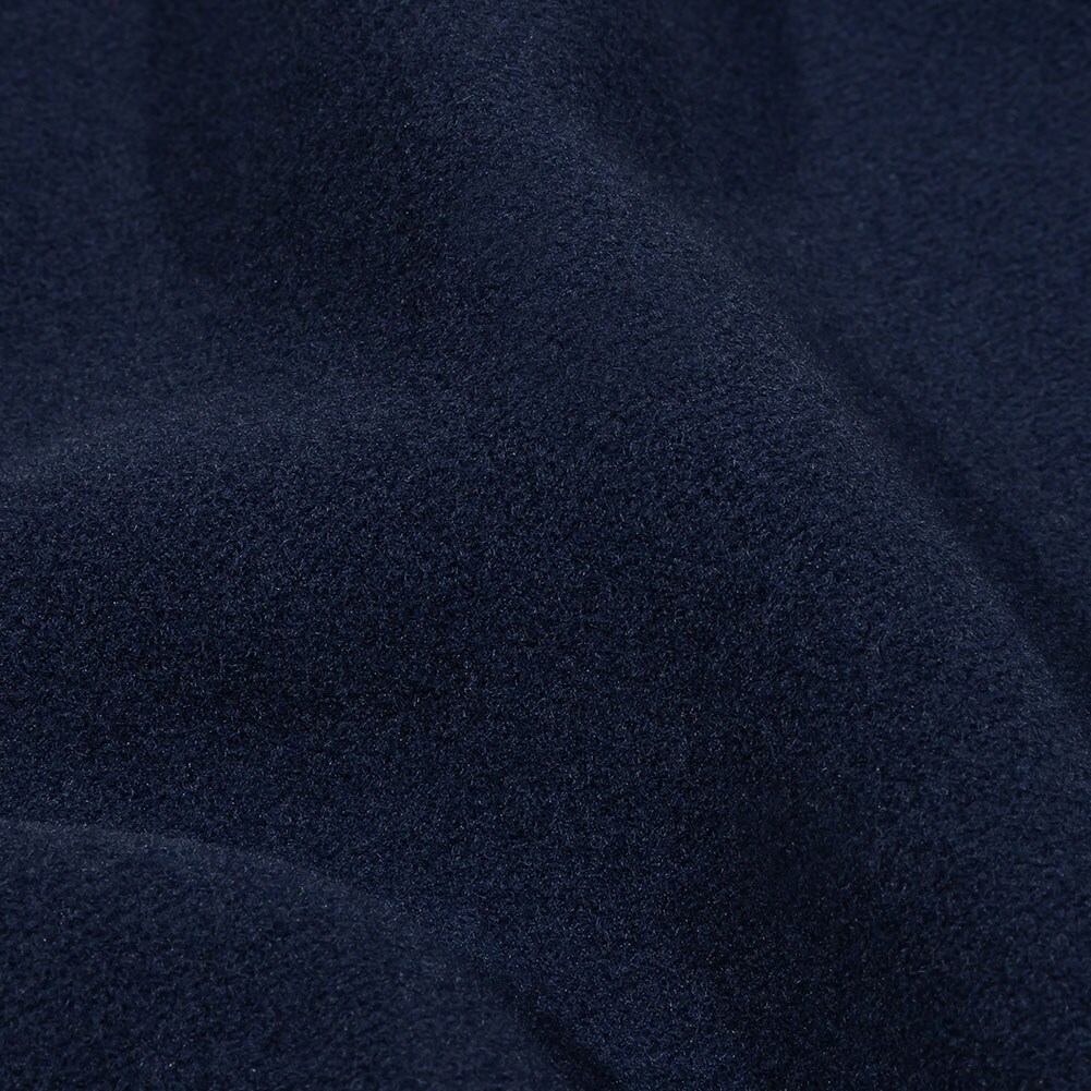 1 Yard Balenciaga Italian Deep Ultramarine Brushed Blended Virgin Wool and Cashmere Twill 55’’ Width