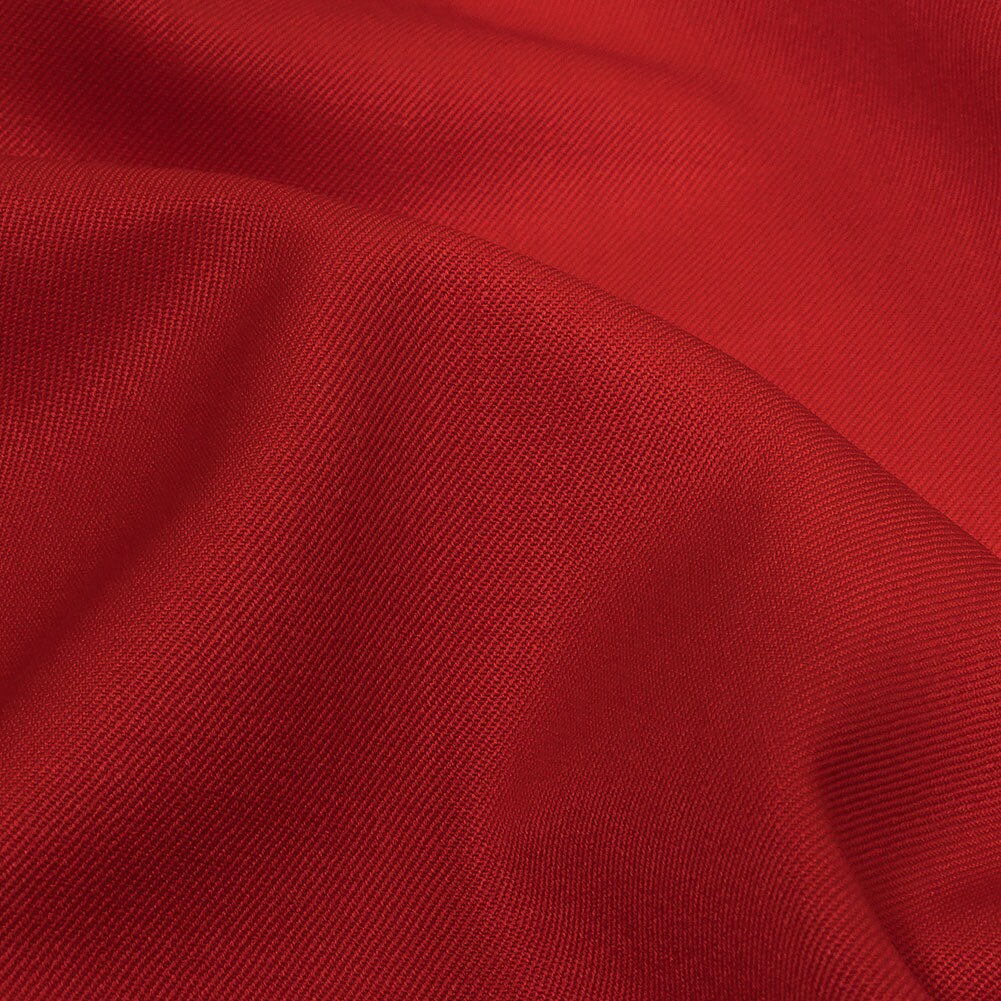 1 Yard Super 120 Merino Wool Suiting - Tomato - Finn Collection 62’’ Width