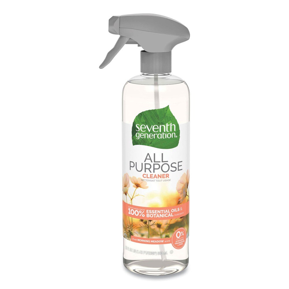 Seventh Generation 23 oz. Trigger Spray Bottle Natural All-Purpose Cleaner - Morning Meadow (8/Carton)