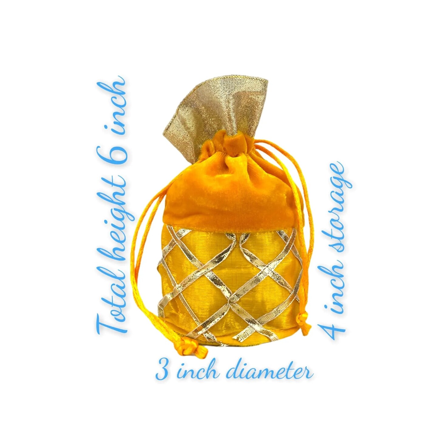 Pack of 20 Fabric Potli Bags Indian Traditional Silk Potli Ethnic Hand Bags for Women - Gift Pouch for Nikah Mehendi Hindu Punjabi Wedding Housewarming Return Gift