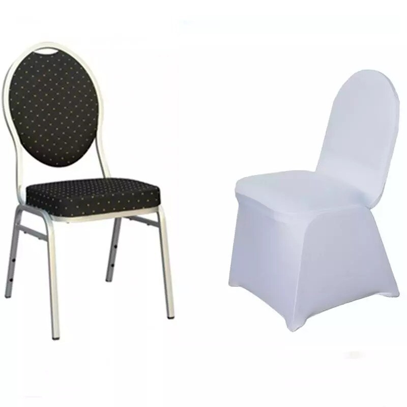 10 WHITE Banquet Stretch SPANDEX CHAIR COVERS Wedding Supplies Event Decorations