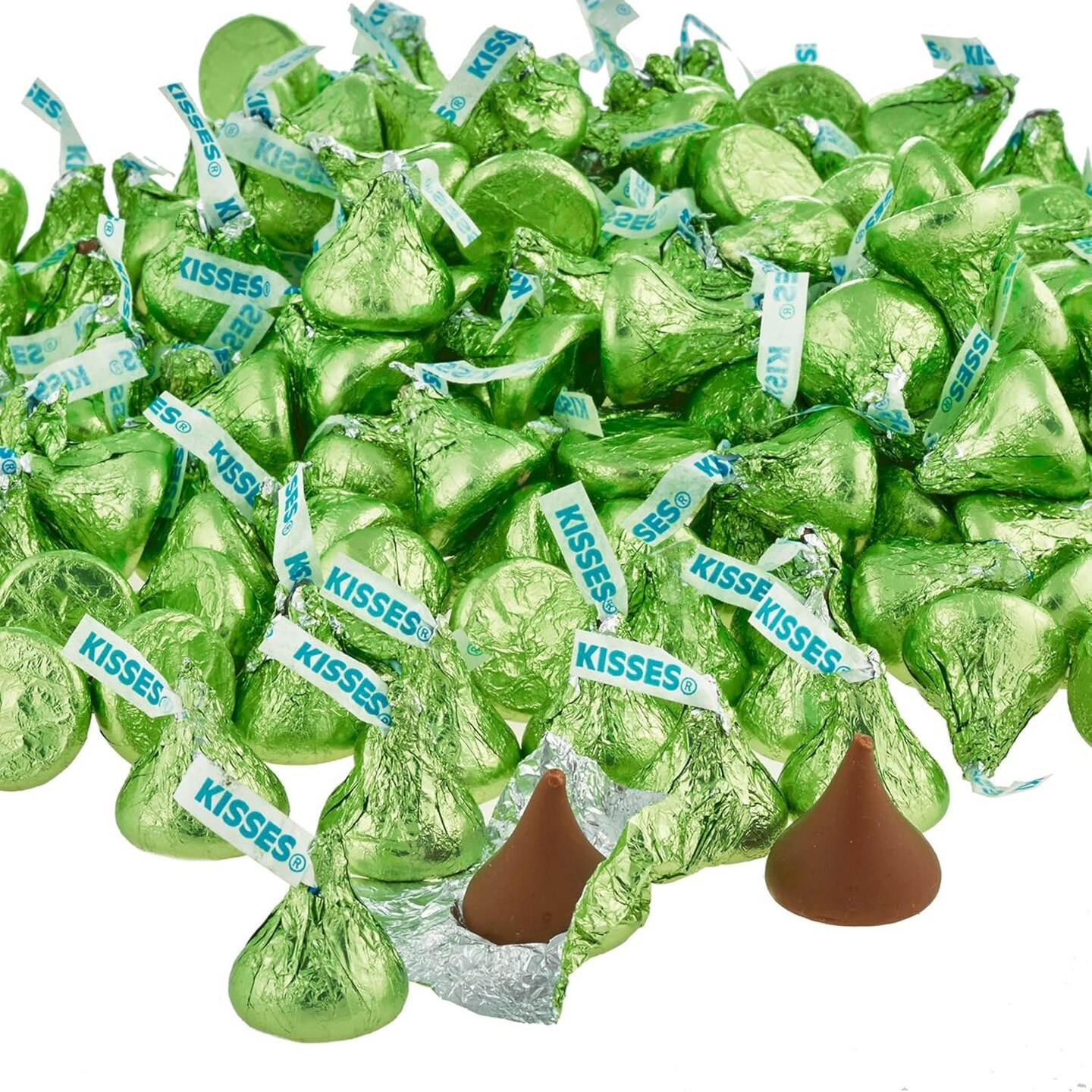 Kisses Green Foils 66.7 Oz