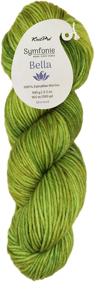 KnitPro Symfonie Premium Hand Dyed Yarn Merino Wool| Bella Variegated Colors