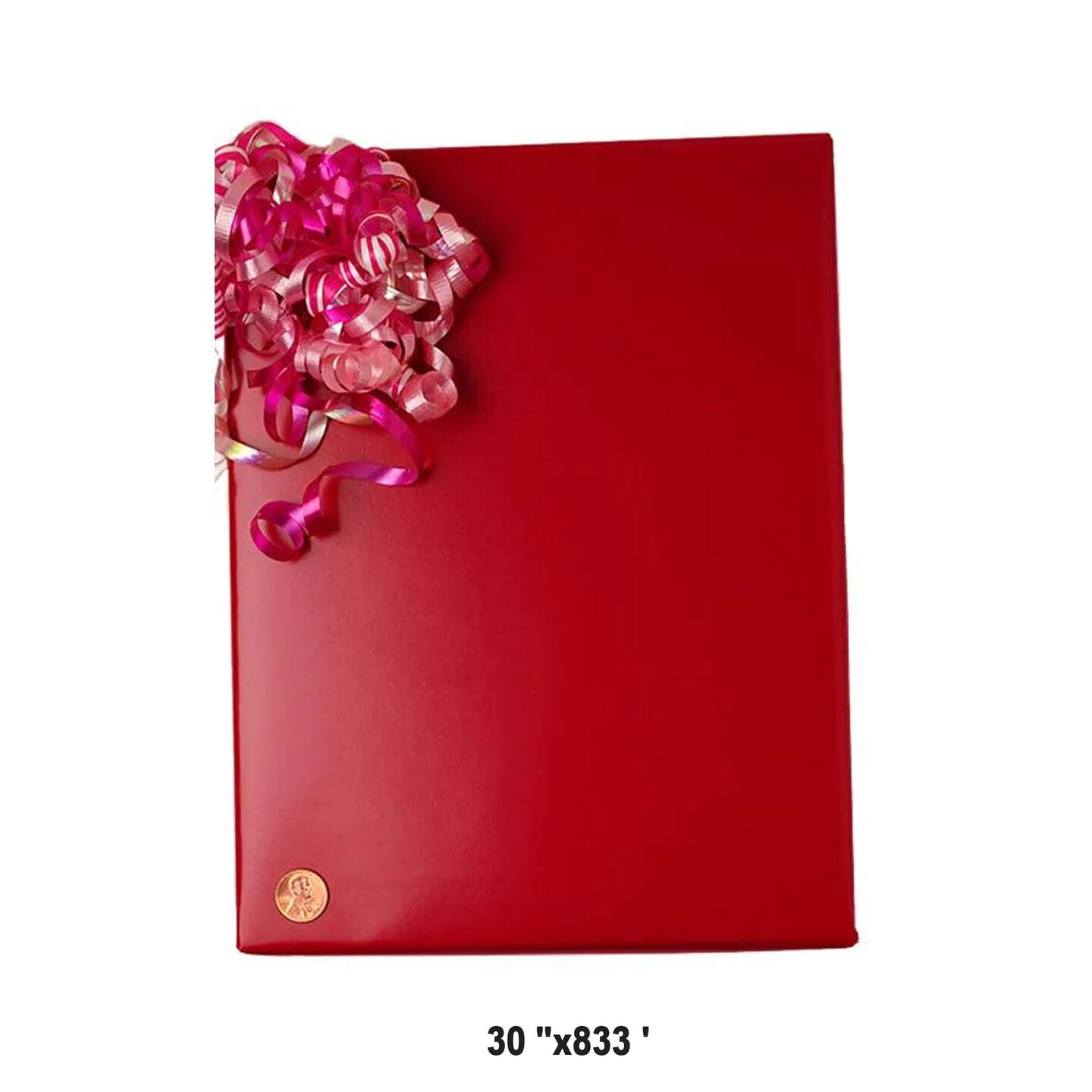 Extra Long Solid Wrapping Paper 30&#x22; x 833&#x27; for Maximum Coverage