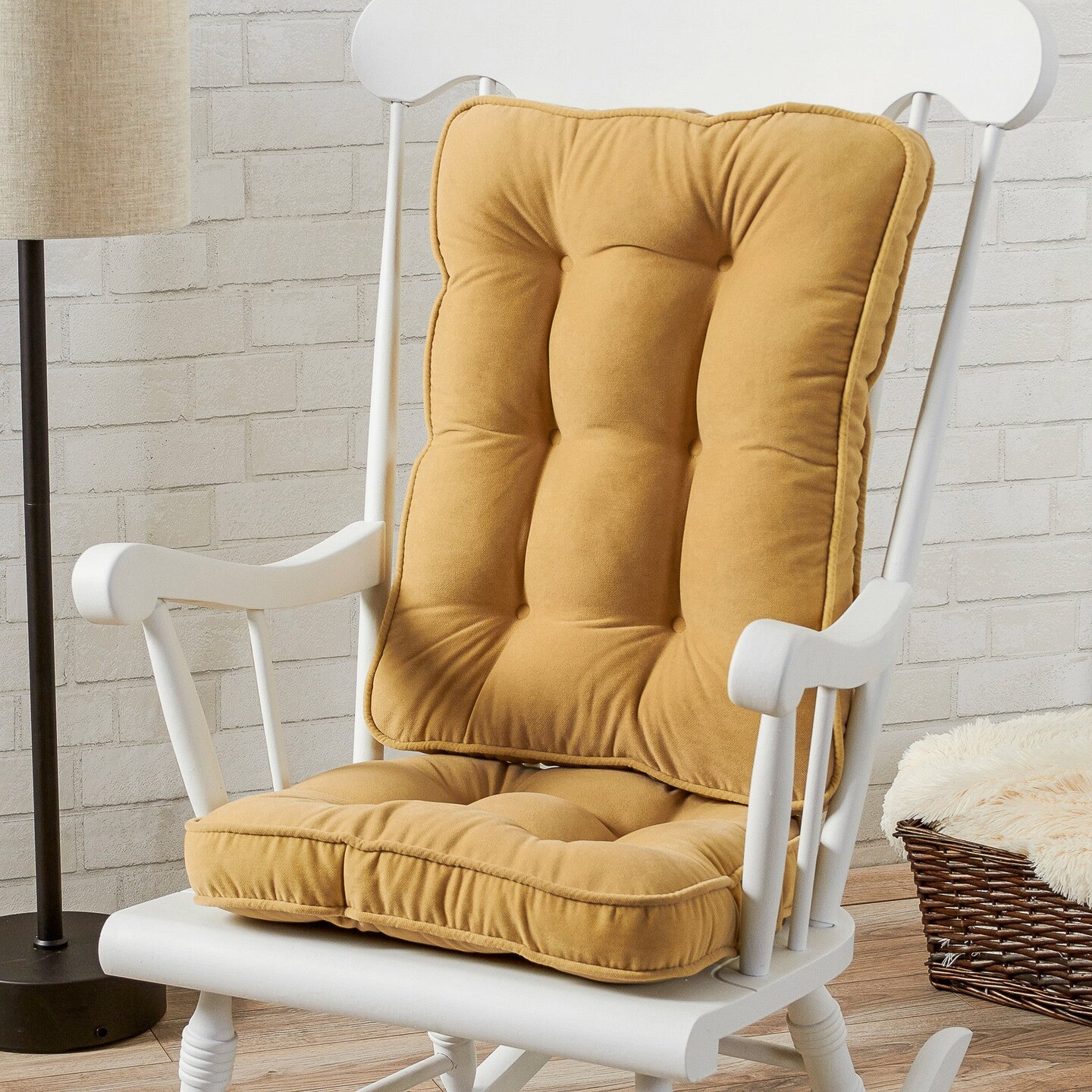 Hyatt Microfiber Standard Rocker Cushion Set