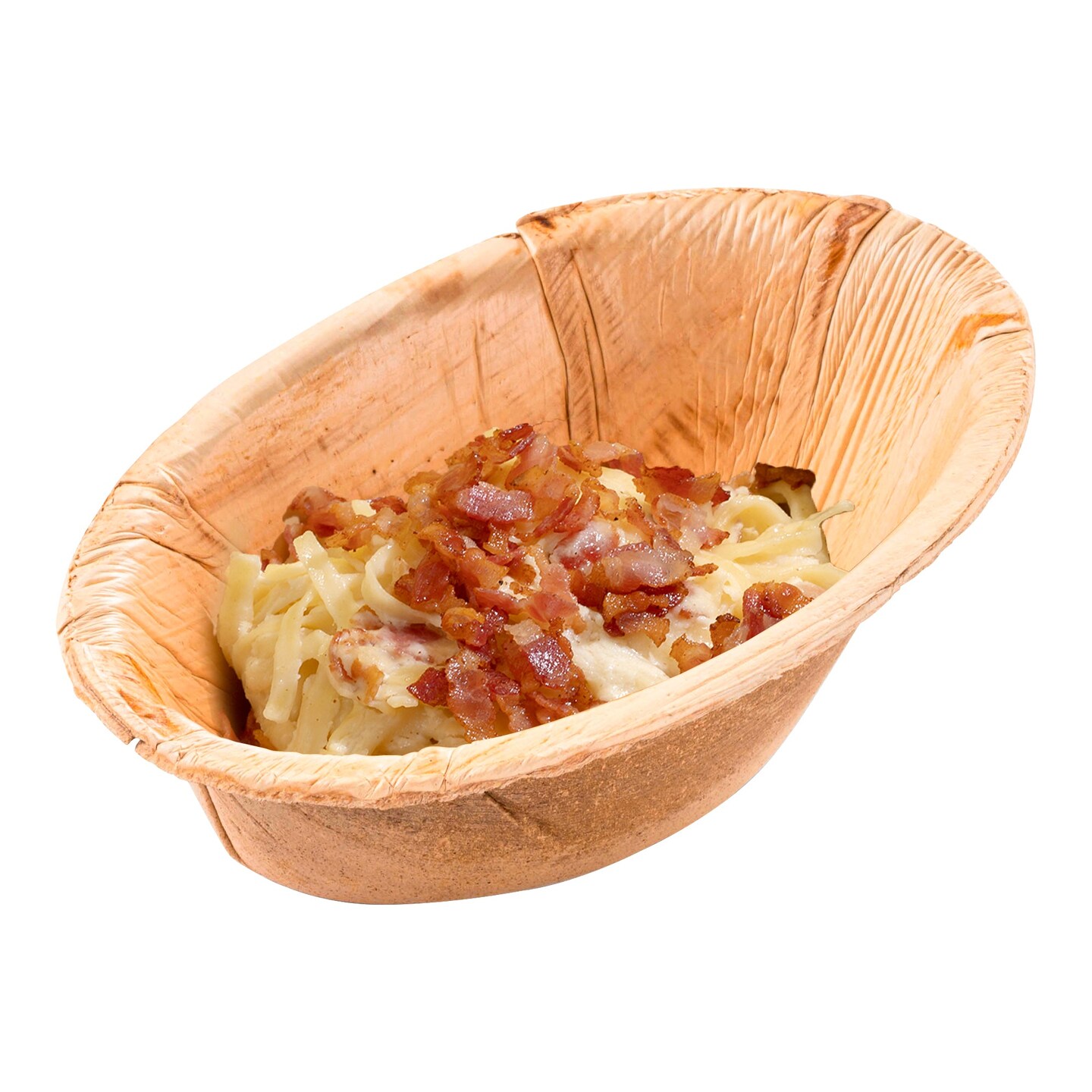 Oval Palm Leaf Eco Friendly Disposable Bowls - 4.5 oz. (100 Bowls)