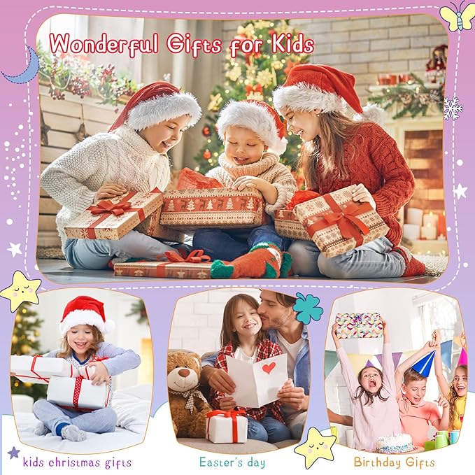 Making Kit - Kids Toys Arts Crafts for Kids Age 6 7 8 9 10+ Year Old, Charm Bracelet Making Supplies Beads, Girl Birthday Party Game Children Christmas Stocking