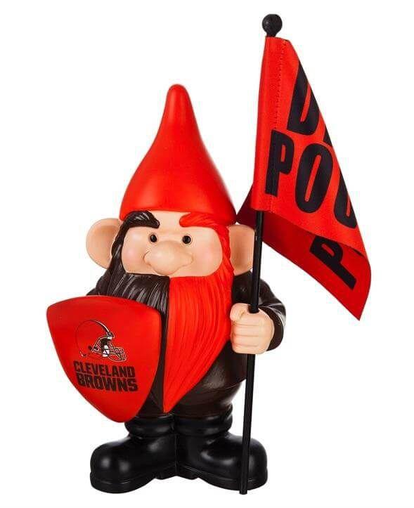 Cleveland Browns Gnome with Flag Dawg Pound