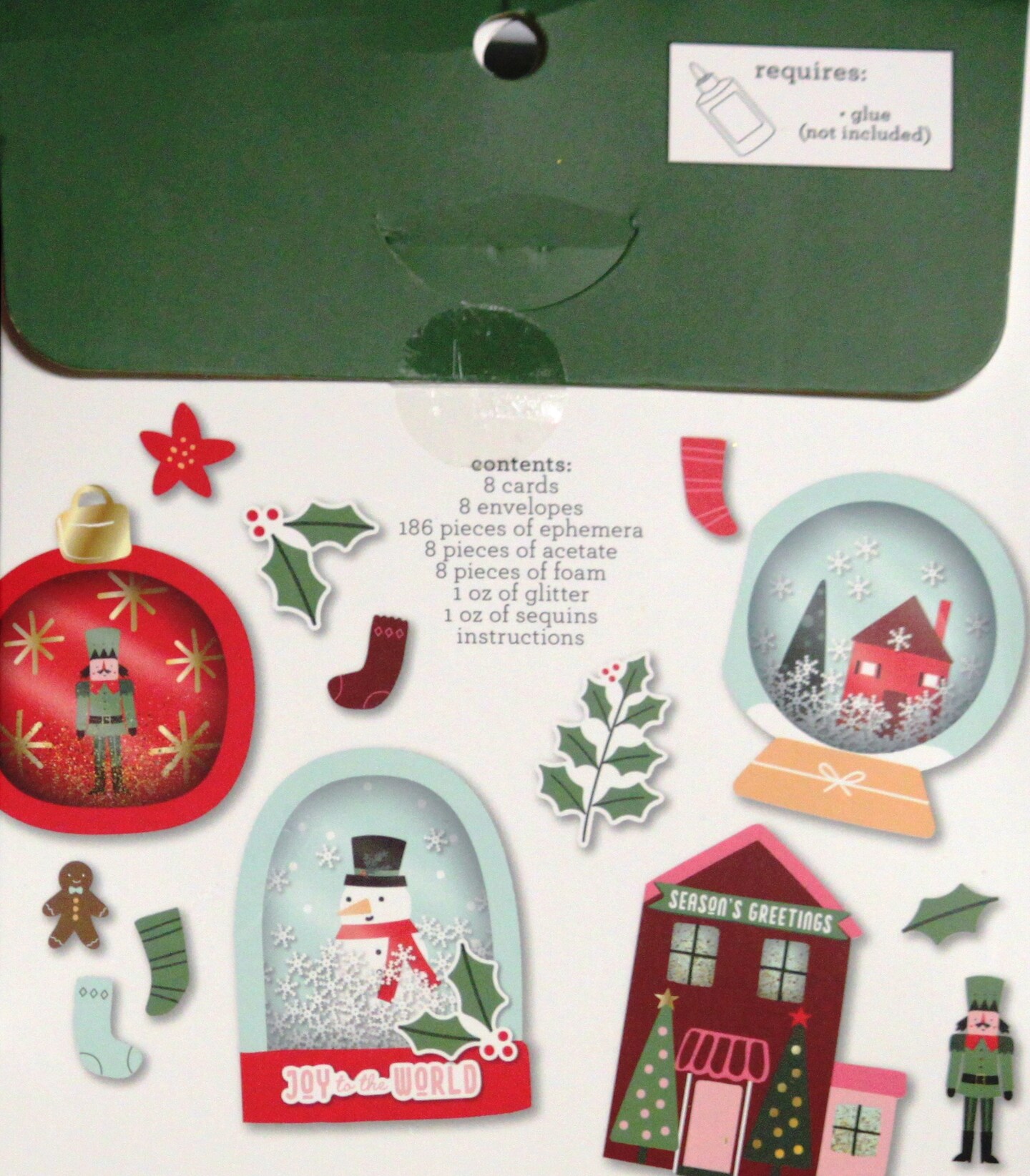 DCWV Christmas Shaker Cards Kit