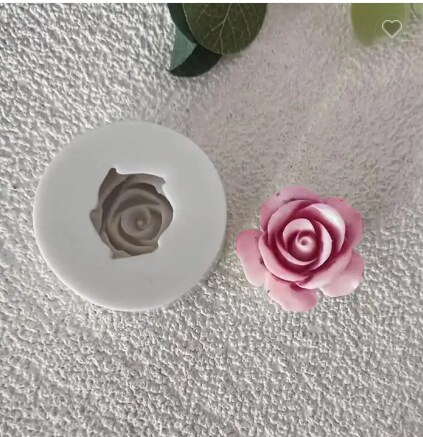 Rose 1.25&#x22; silicone mold