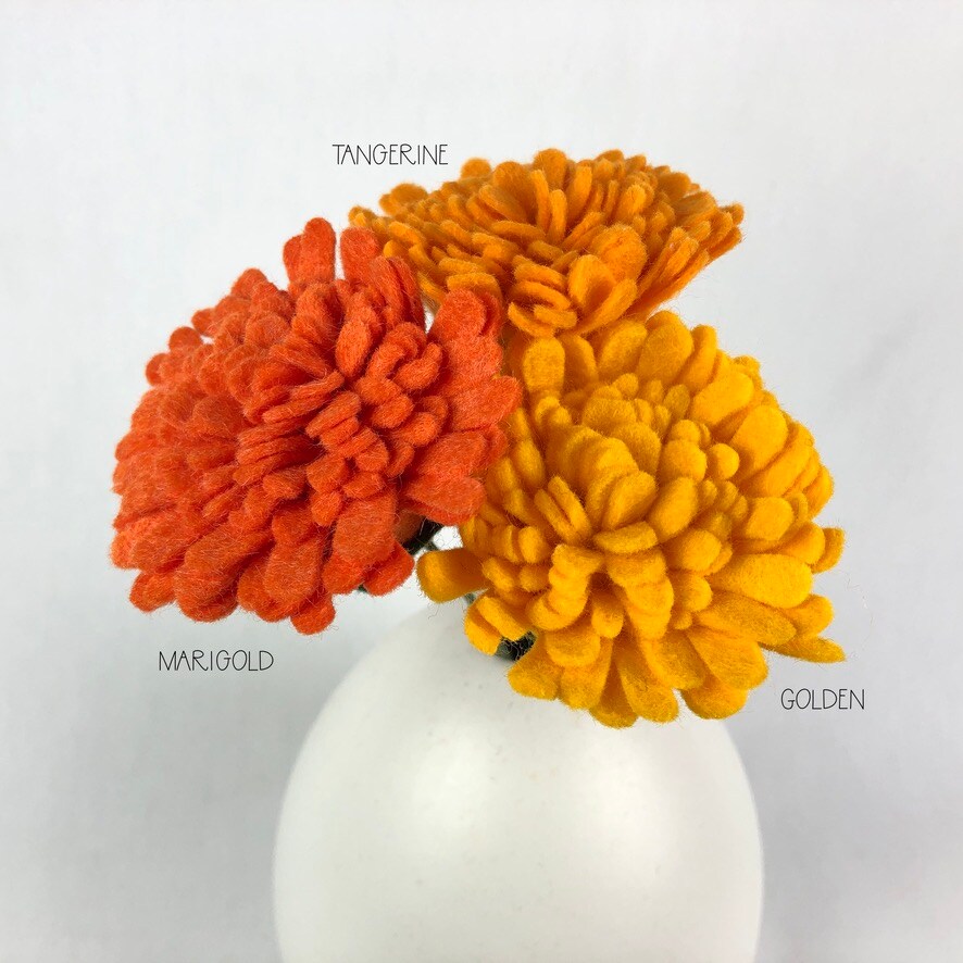 Felt Flowers | Marigolds | MakerPlace by Michaels