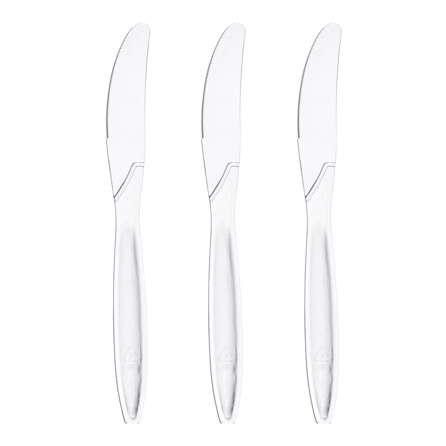Clear Plastic Disposable Knives (1000 Knives)