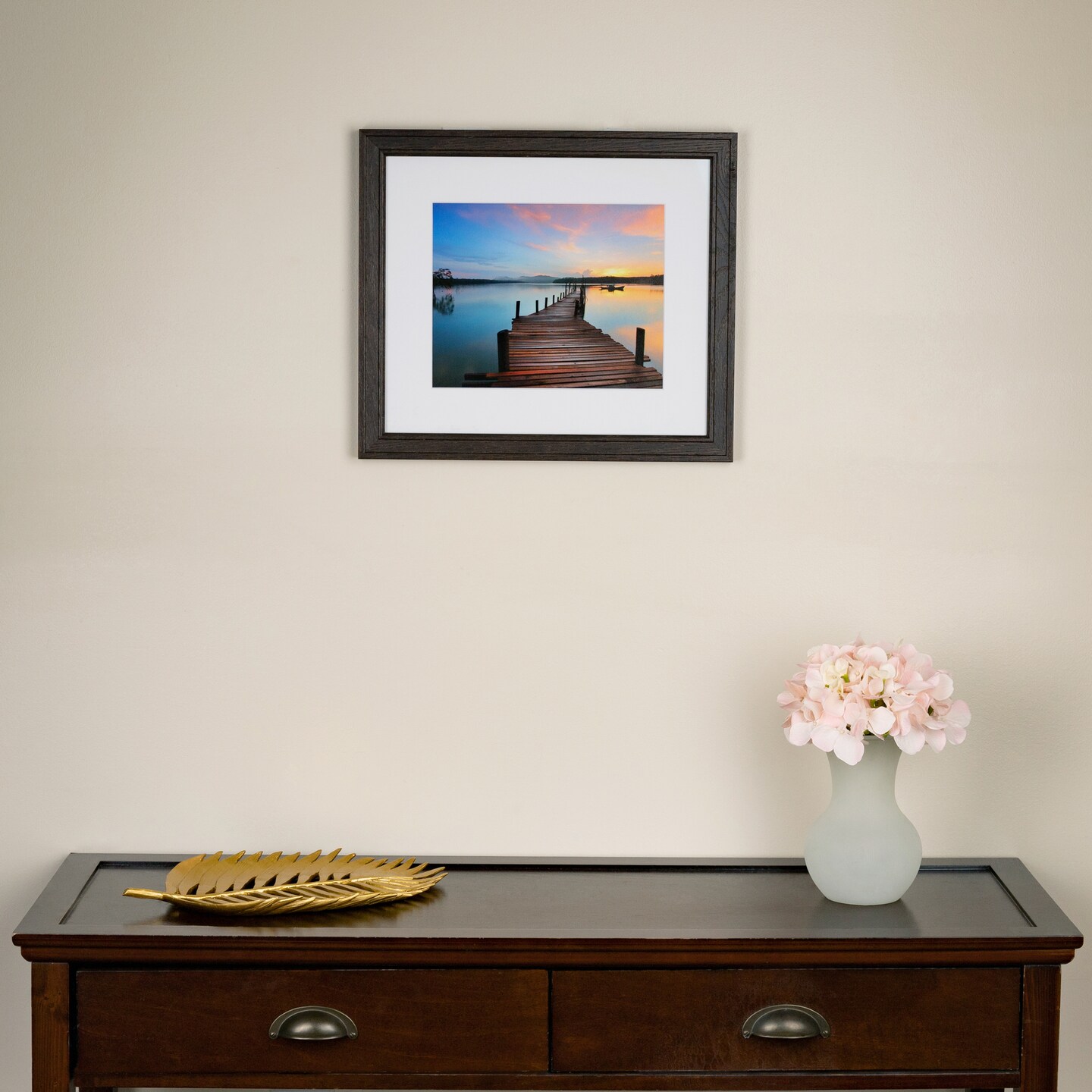 ArtToFrames 8.5x11 Inch  Picture Frame, This 1.13 Inch Custom Wood Poster Frame is Available in Multiple Colors, Great for Your Art or Photos - Comes with Regular Glass and  Corrugated Backing (A22RR)