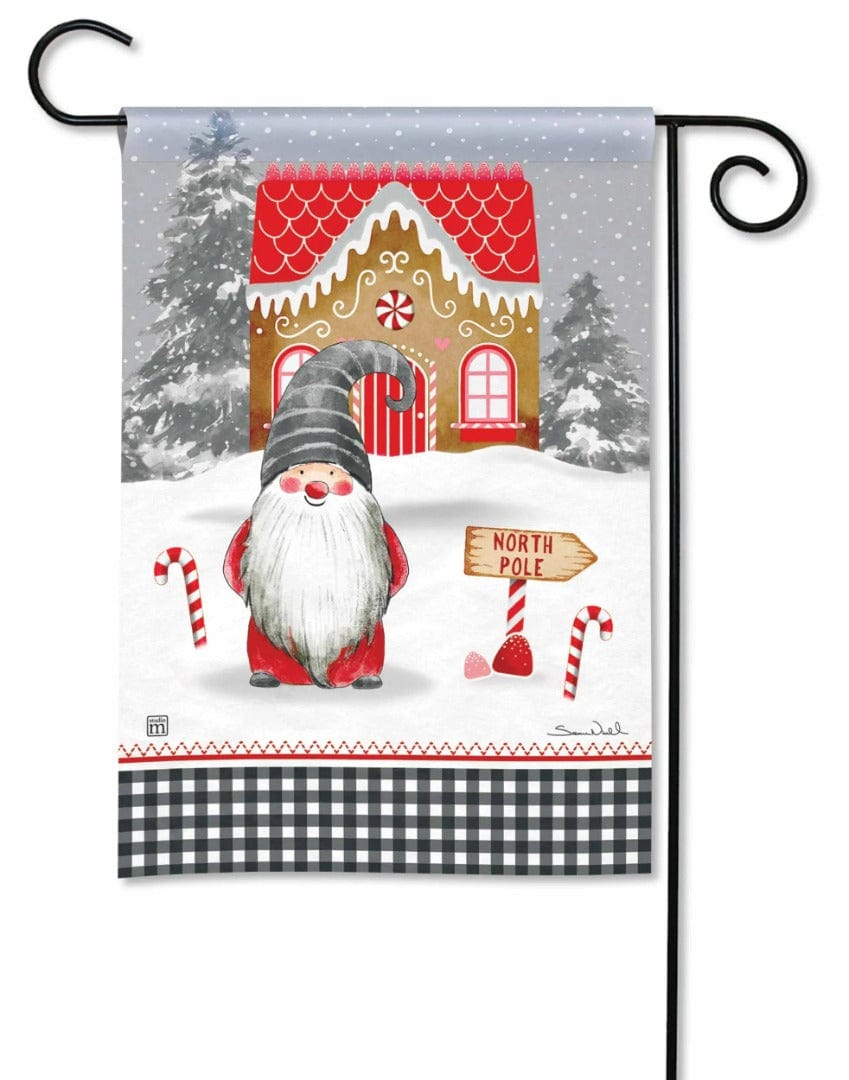 Holiday Gnome Christmas Garden Flag