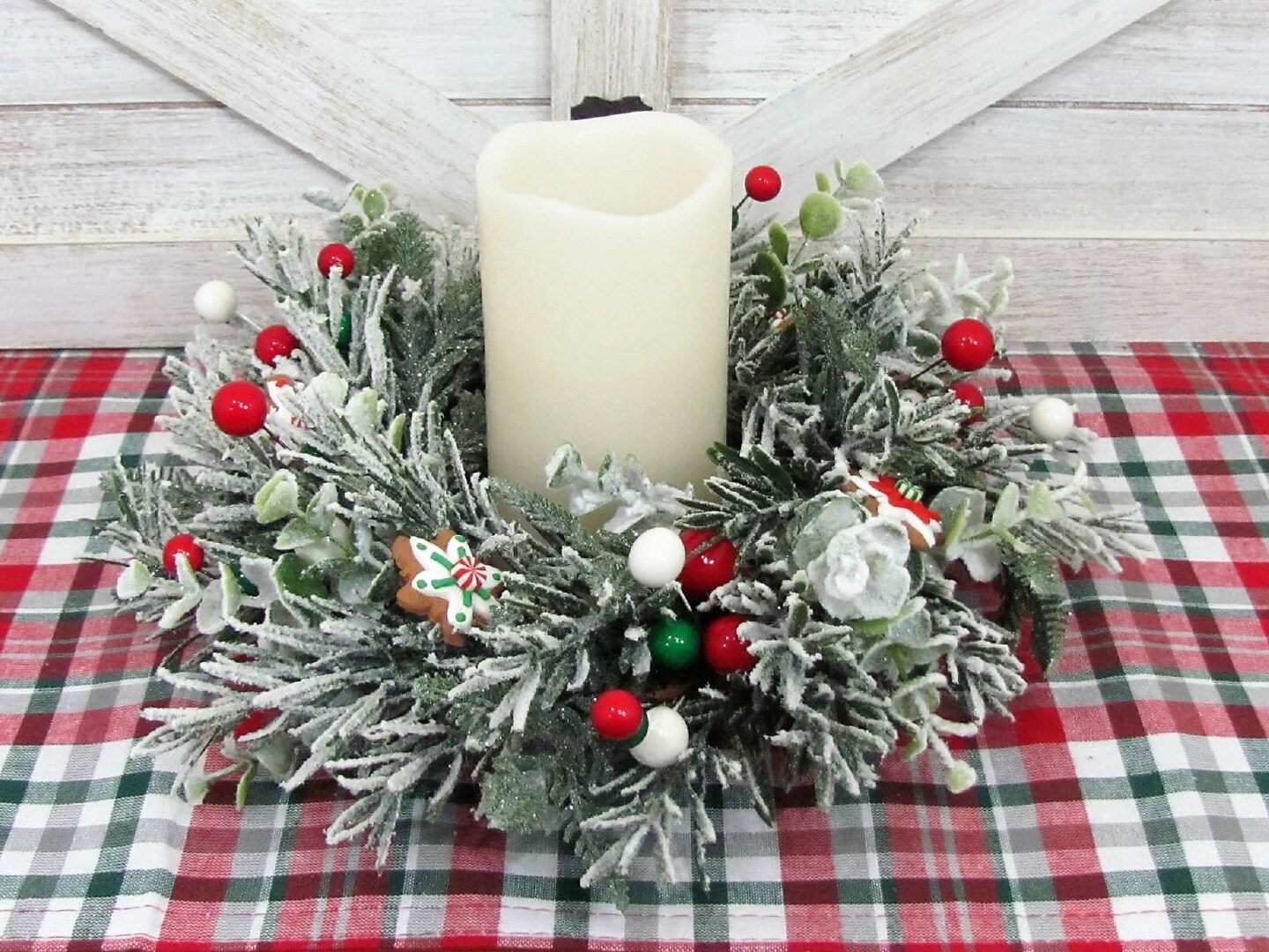 Gingerbread Wreath Door Wreath Christmas Wreath | MakerPlace by