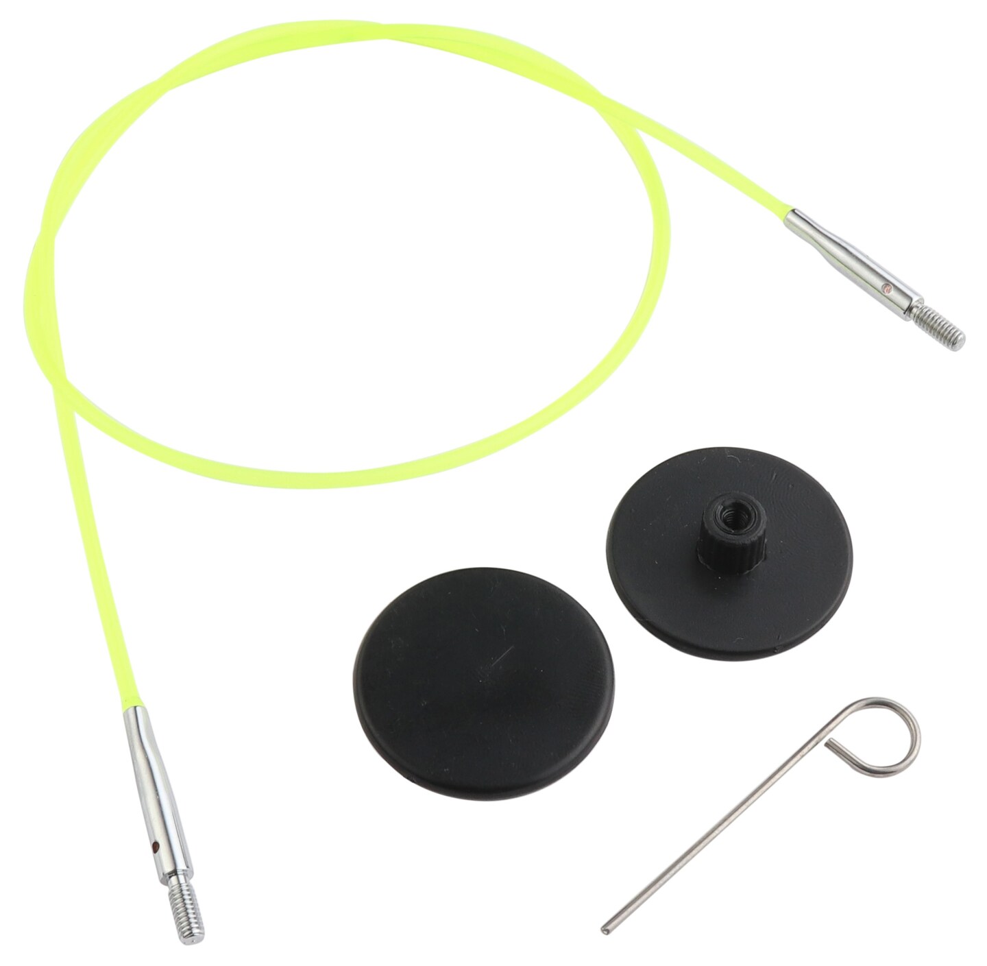 KnitPro Nylon Cables W/Connectors 24"-W/Cable Key & 2 End Caps