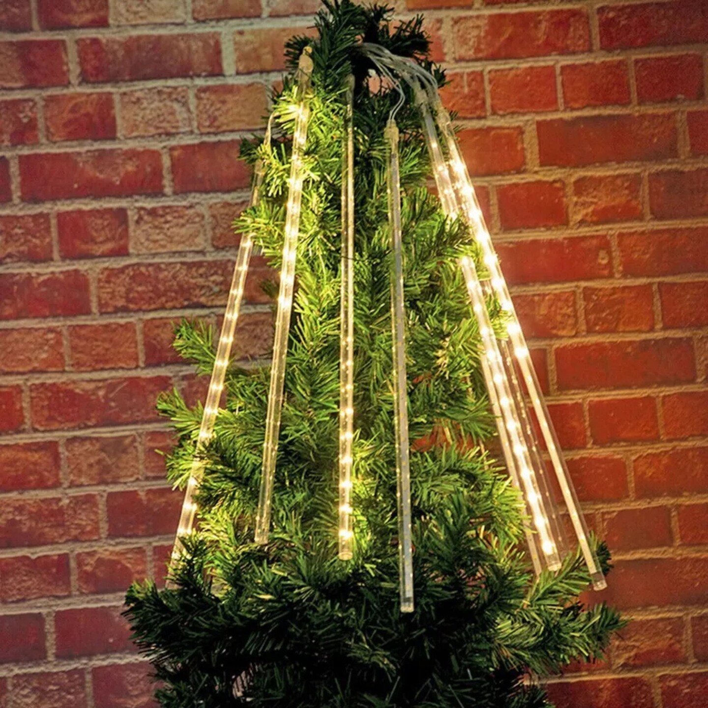 Kitcheniva Meteor Shower Raindrop Lights Snowfall String Light Christmas Decor 192 LED